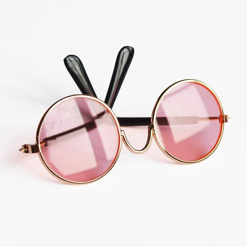 Retro Fashion Cute Reflection Pet Glasses - Image 9