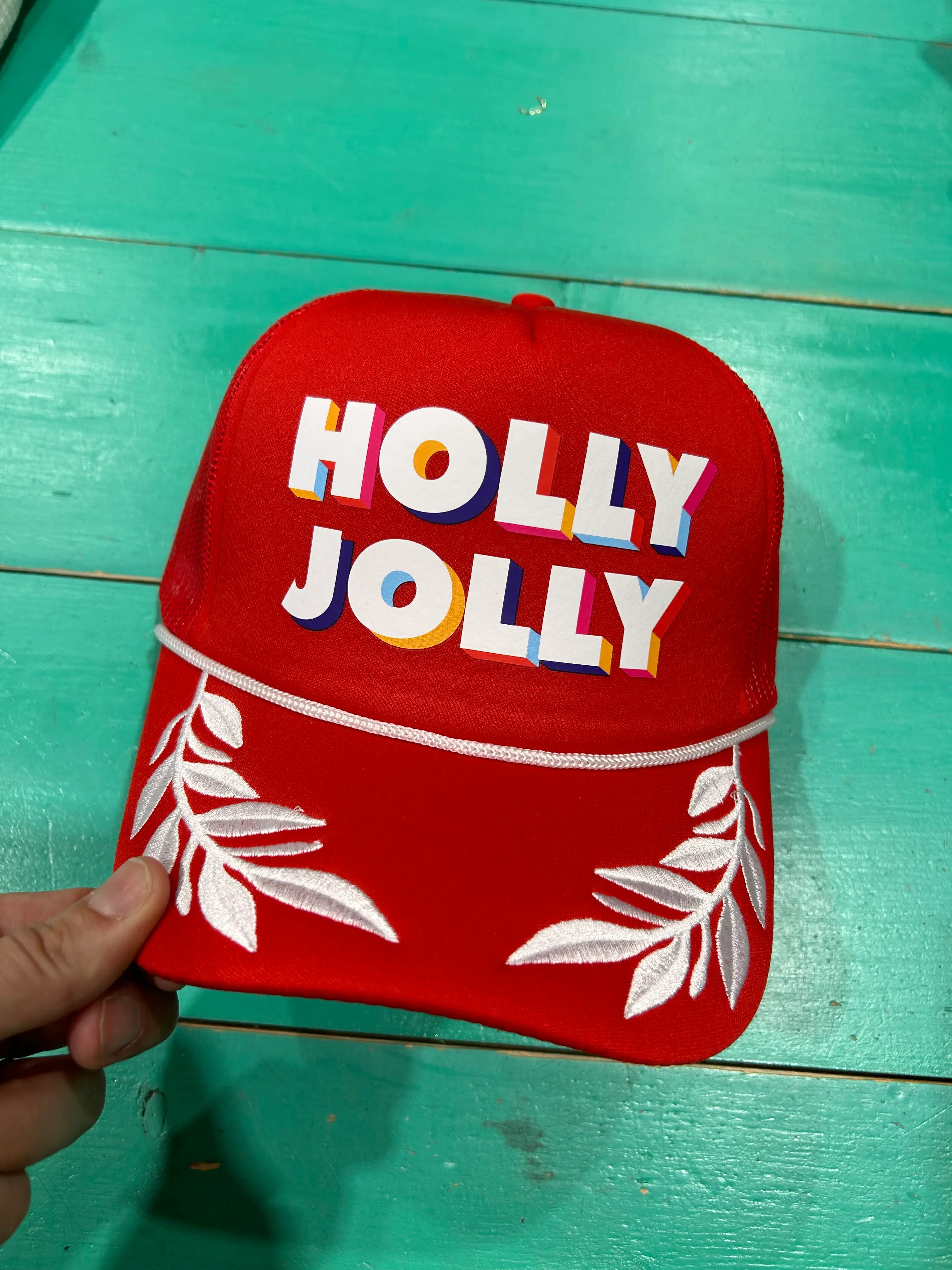 Retro Holly Jolly Trucker - Image 3
