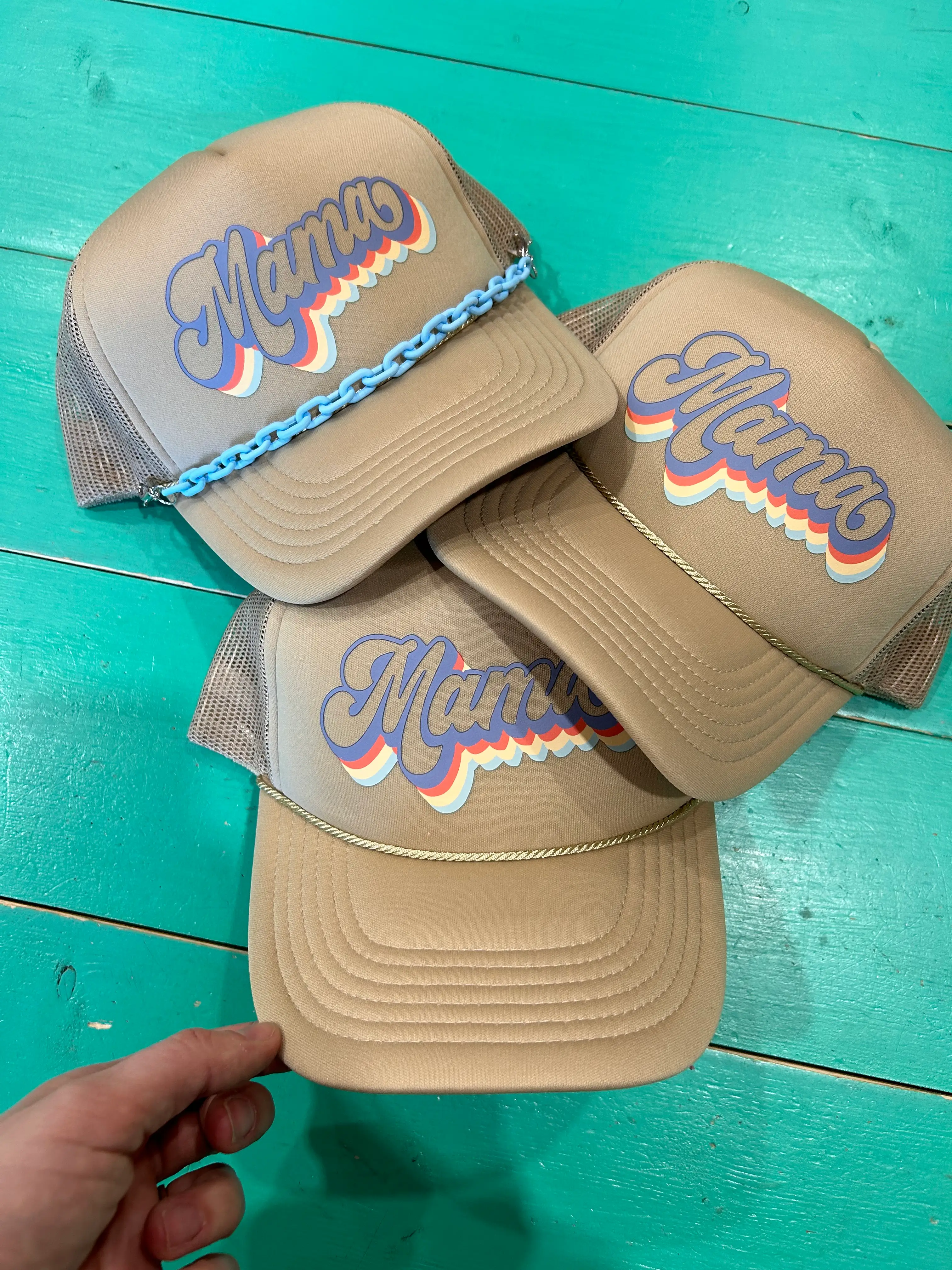 Retro Mama Trucker Hat - Image 3