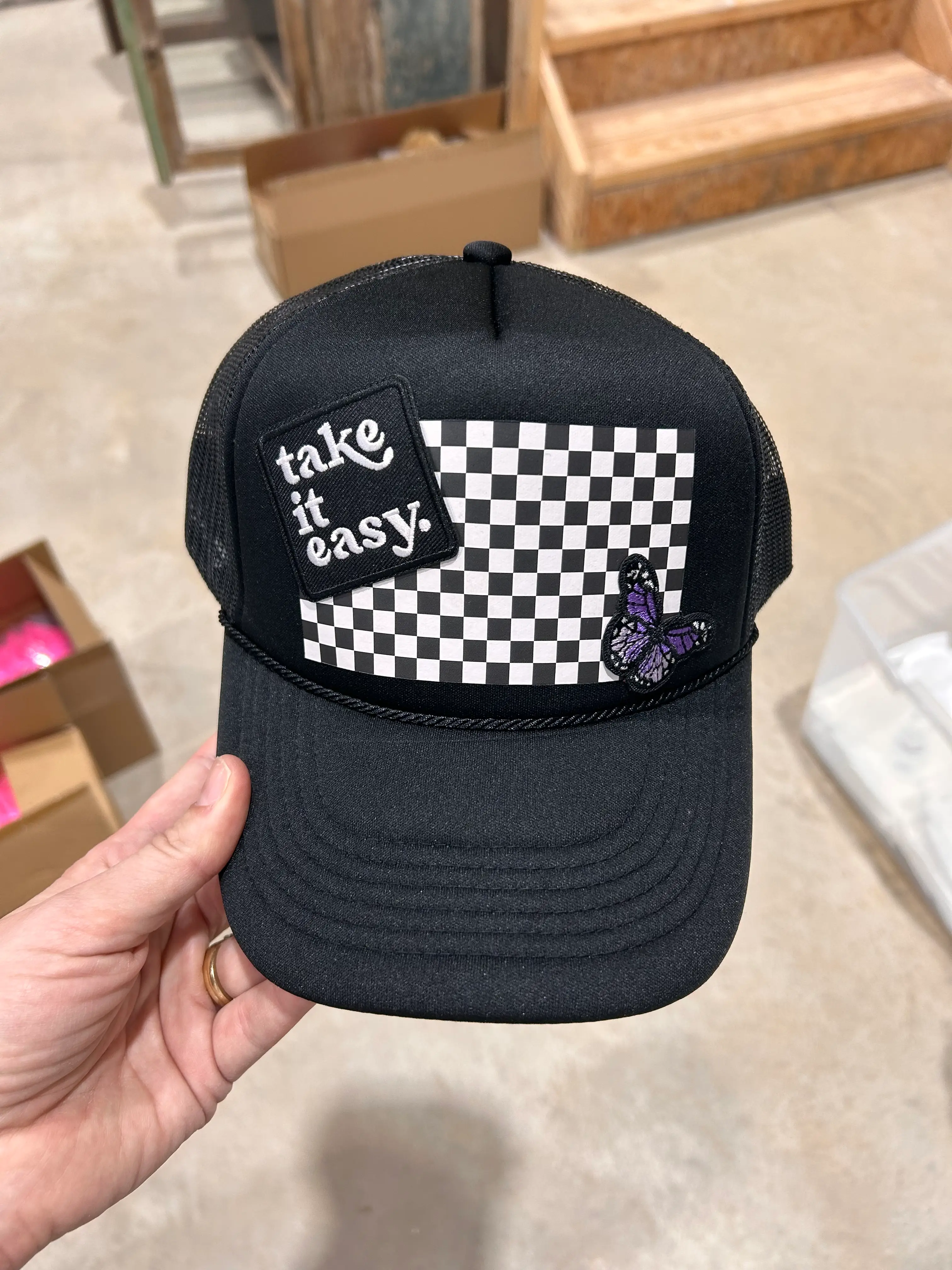 Retro Take it Easy Trucker - Image 2