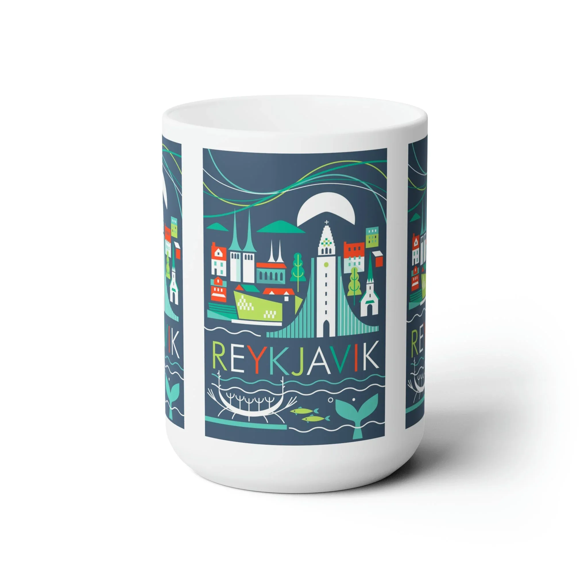 Reykjavik Ceramic Mug 11oz or 15oz - Image 2
