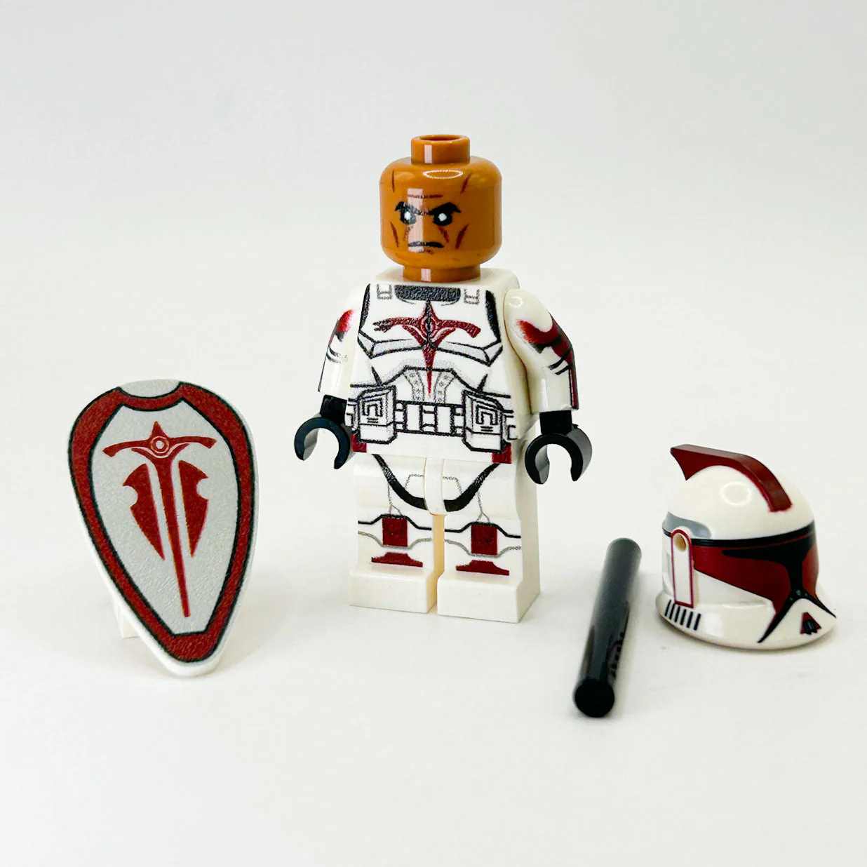 Riot Clone Trooper (Phase 1) Minifig made using LEGO parts - B3 Customs - Image 2