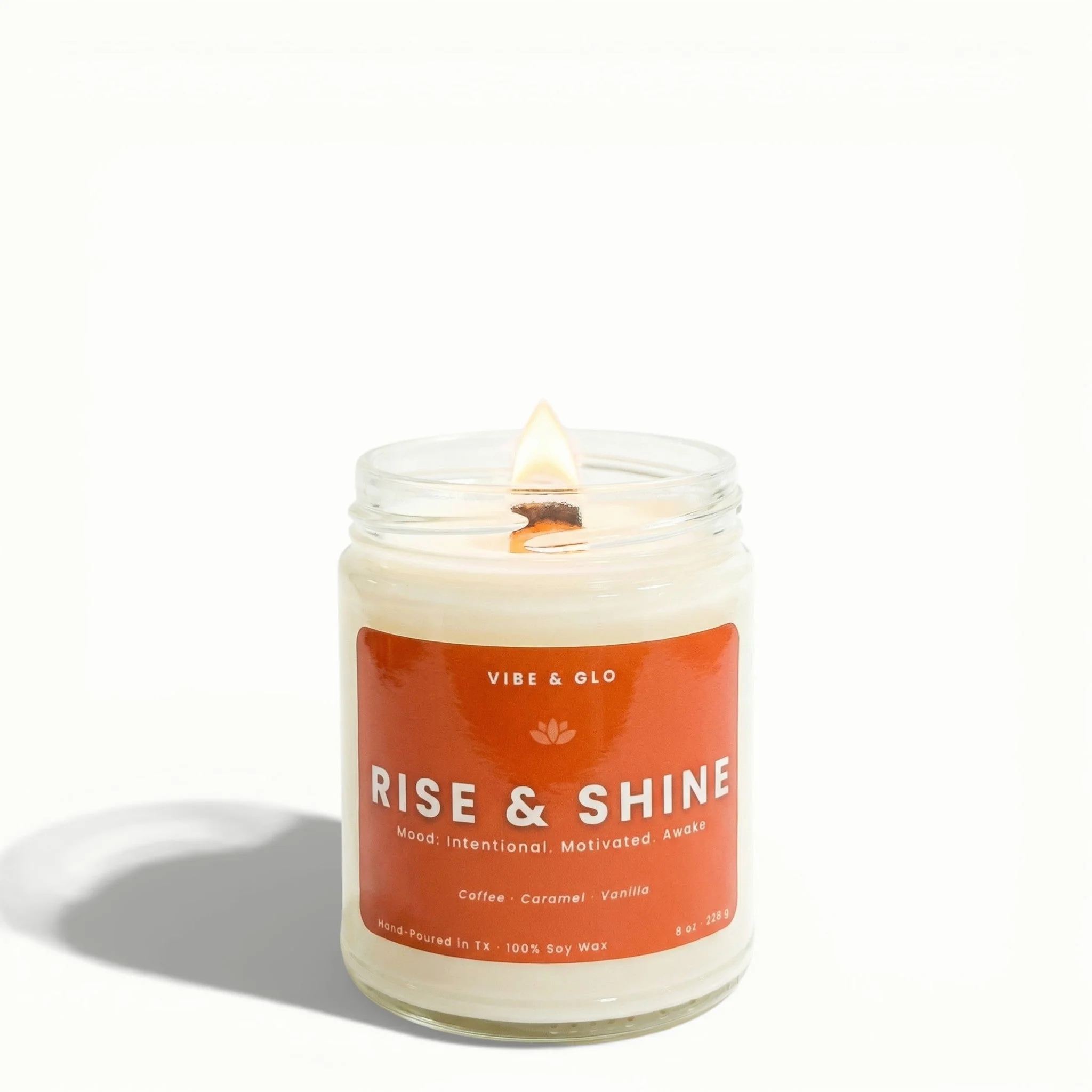Rise & Shine – Coffee & Vanilla Soy Candle - Image 9