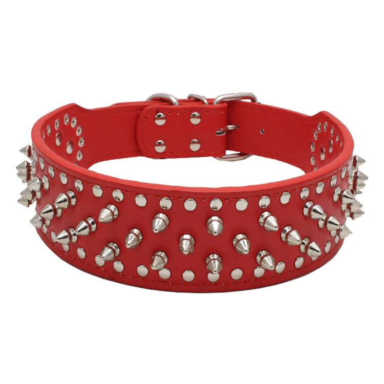 Rivet Studded Large Dog Collar - Image 7