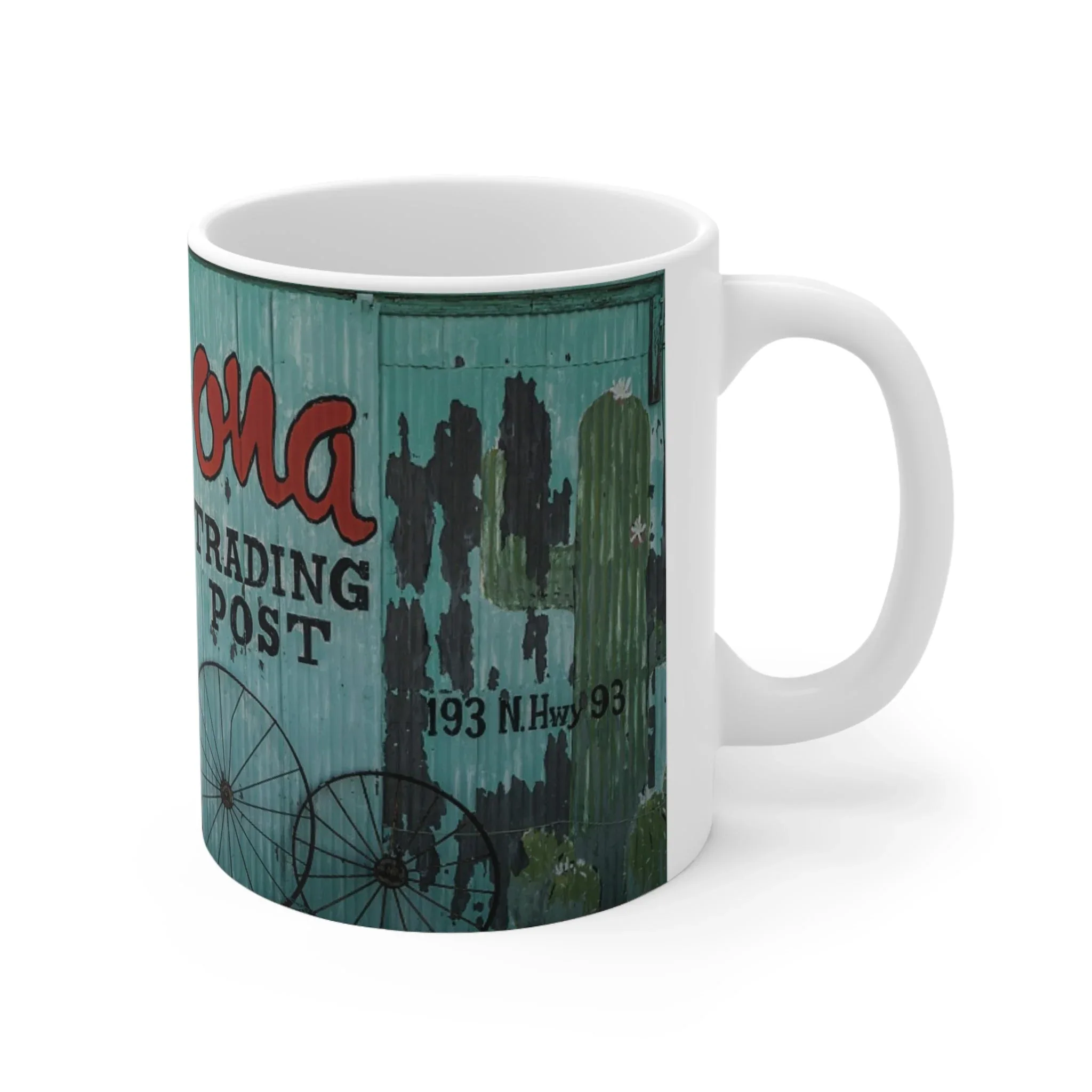 ROADSIDE MUGS - Arizona Trading Post Ceramic Mug 11oz - Image 3