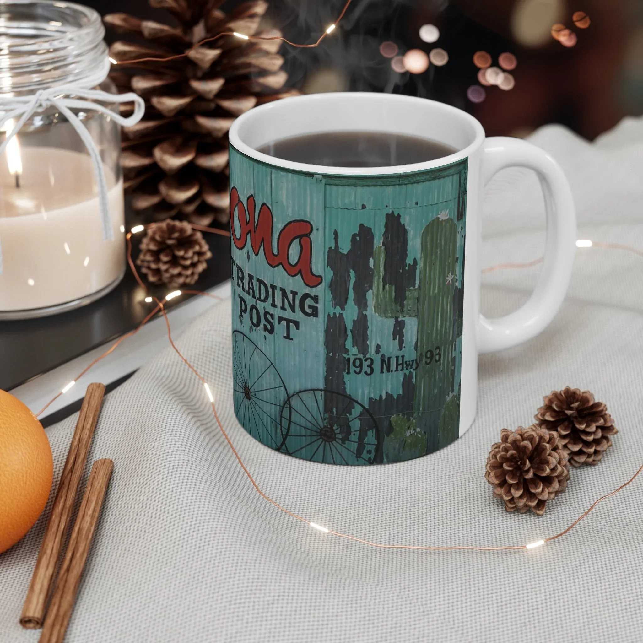 ROADSIDE MUGS - Arizona Trading Post Ceramic Mug 11oz - Image 4