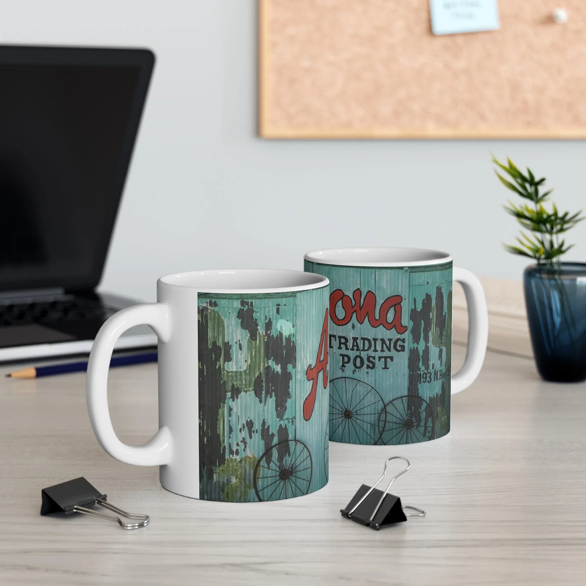 ROADSIDE MUGS - Arizona Trading Post Ceramic Mug 11oz - Image 5