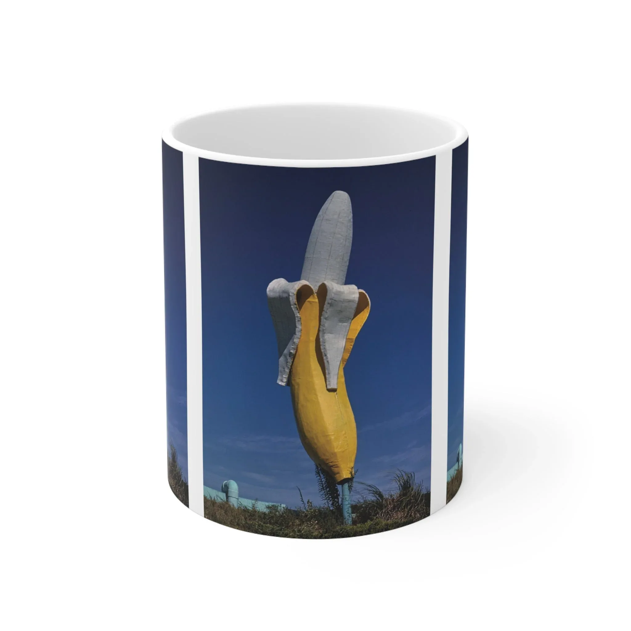 ROADSIDE MUGS - Banana Ceramic Mug 11oz - Image 2