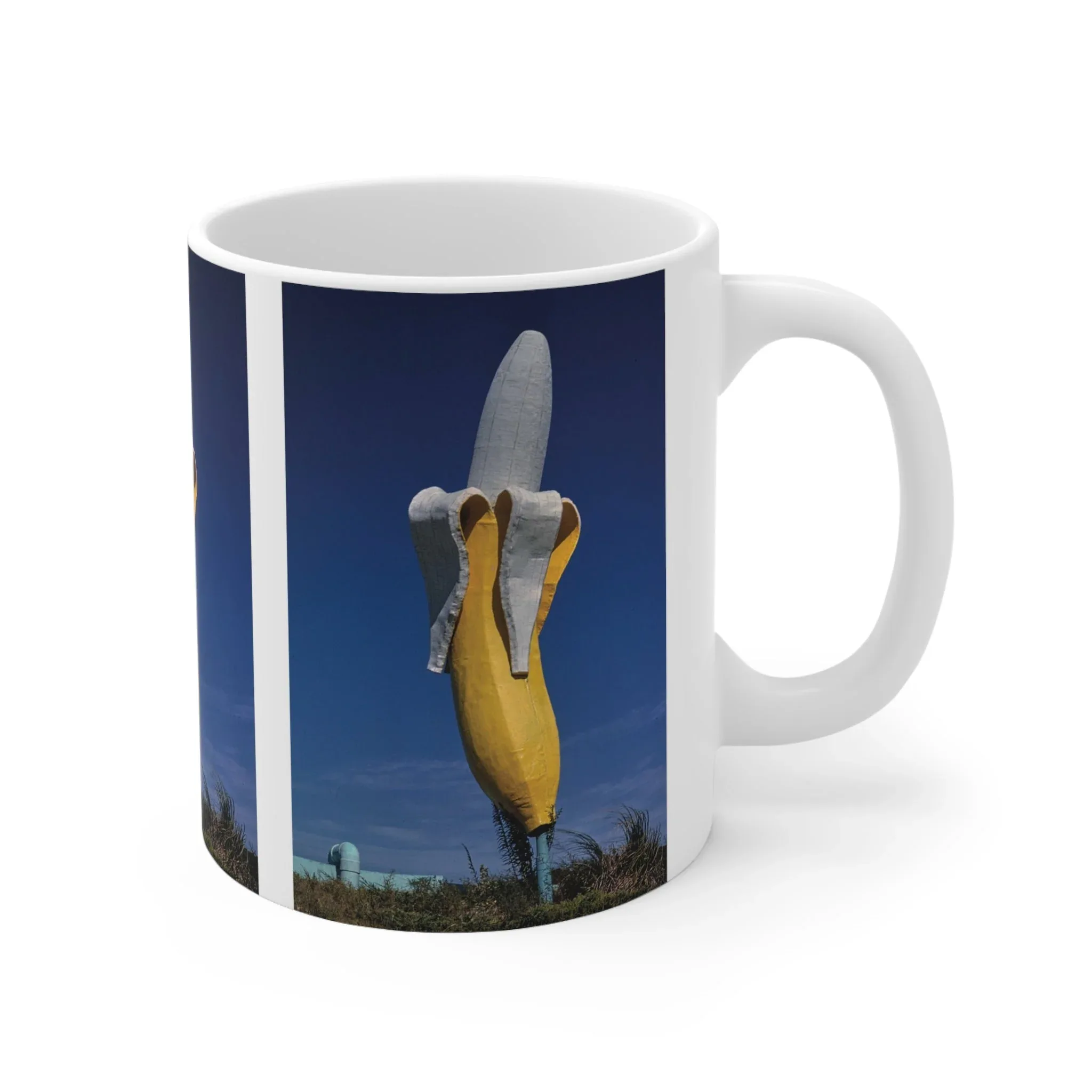 ROADSIDE MUGS - Banana Ceramic Mug 11oz - Image 3