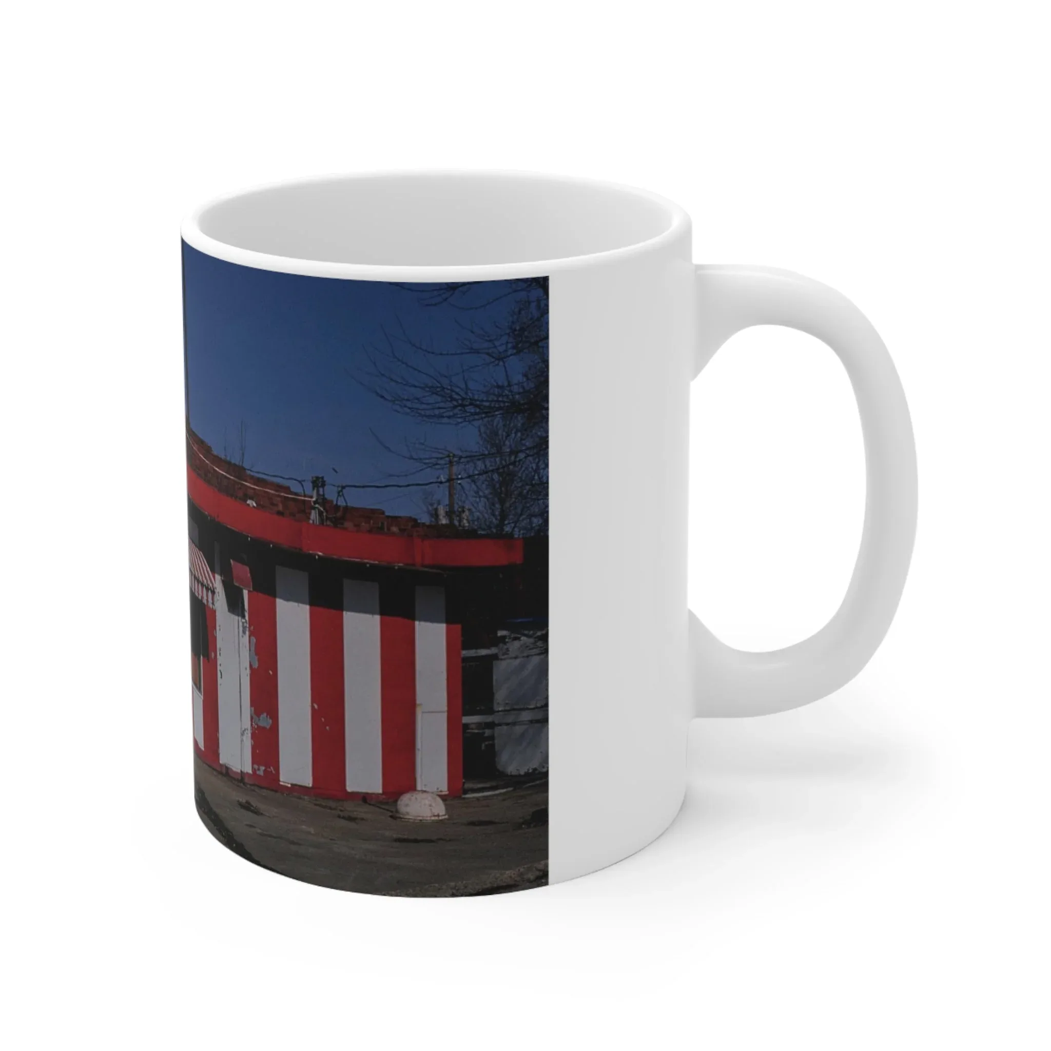 ROADSIDE MUGS - Bangs Diner Ceramic Mug 11oz - Image 3