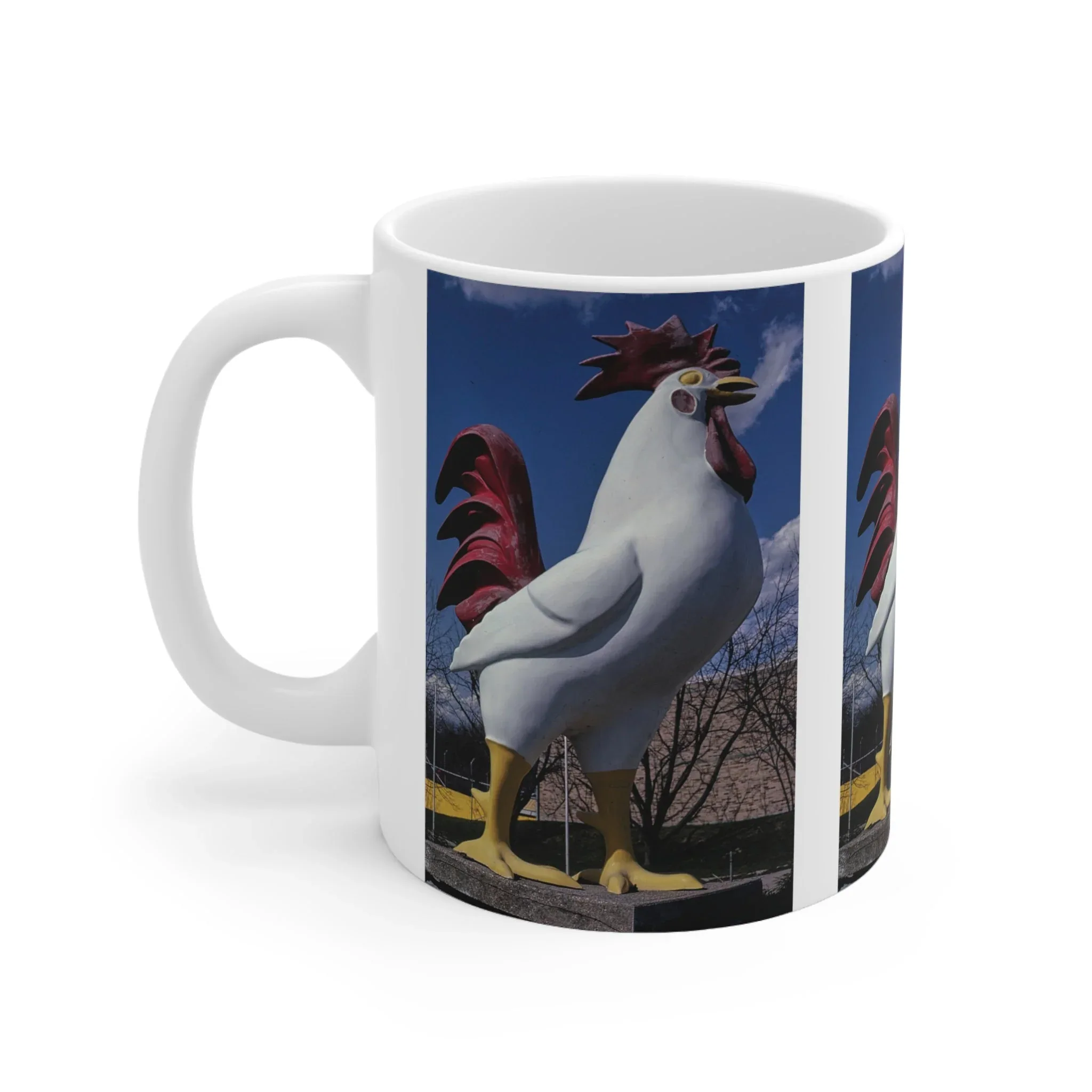 ROADSIDE MUGS - Big Chicken Ceramic Mug 11oz - Image 2