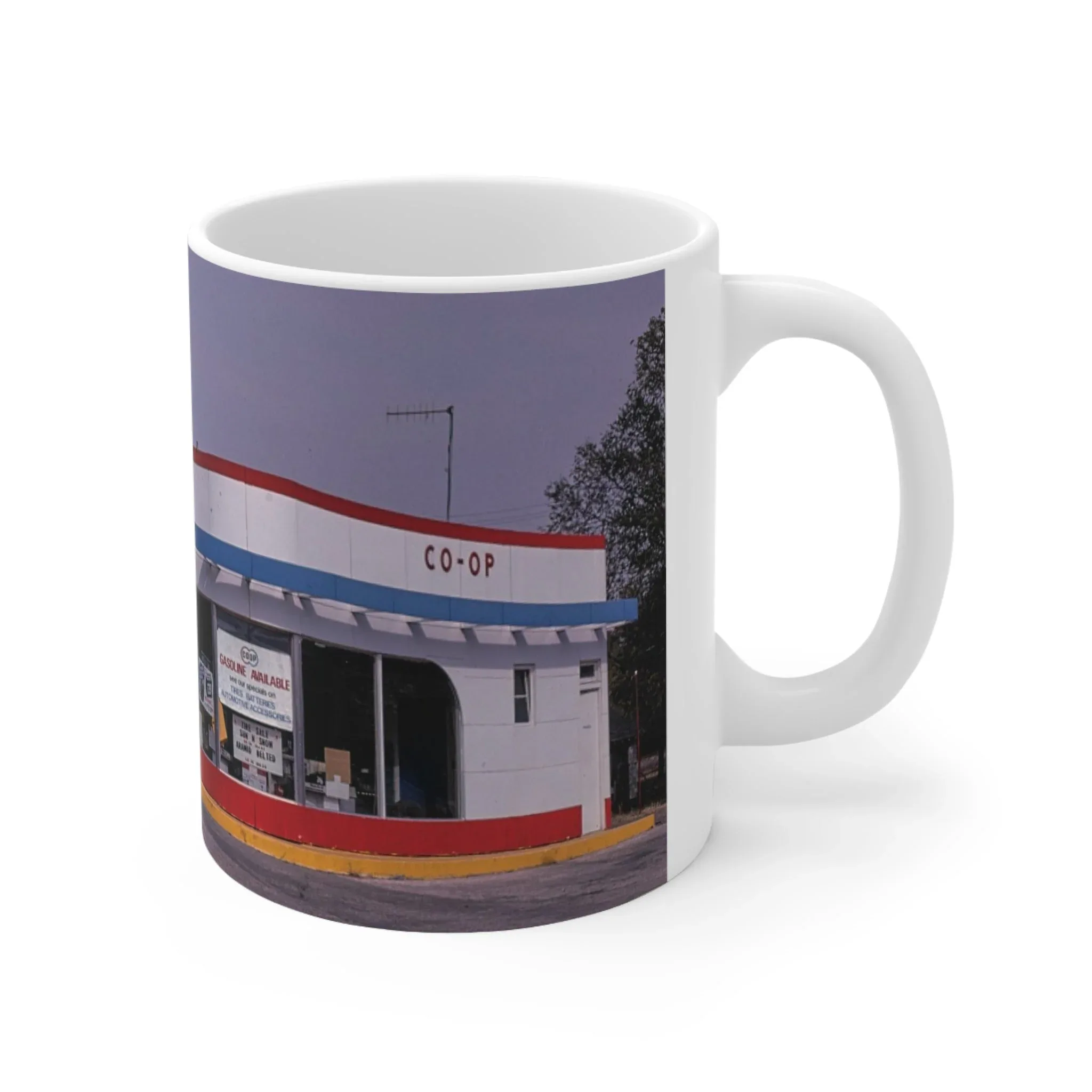 ROADSIDE MUGS - Co-Op Gas Station Ceramic Mug 11oz - Image 3