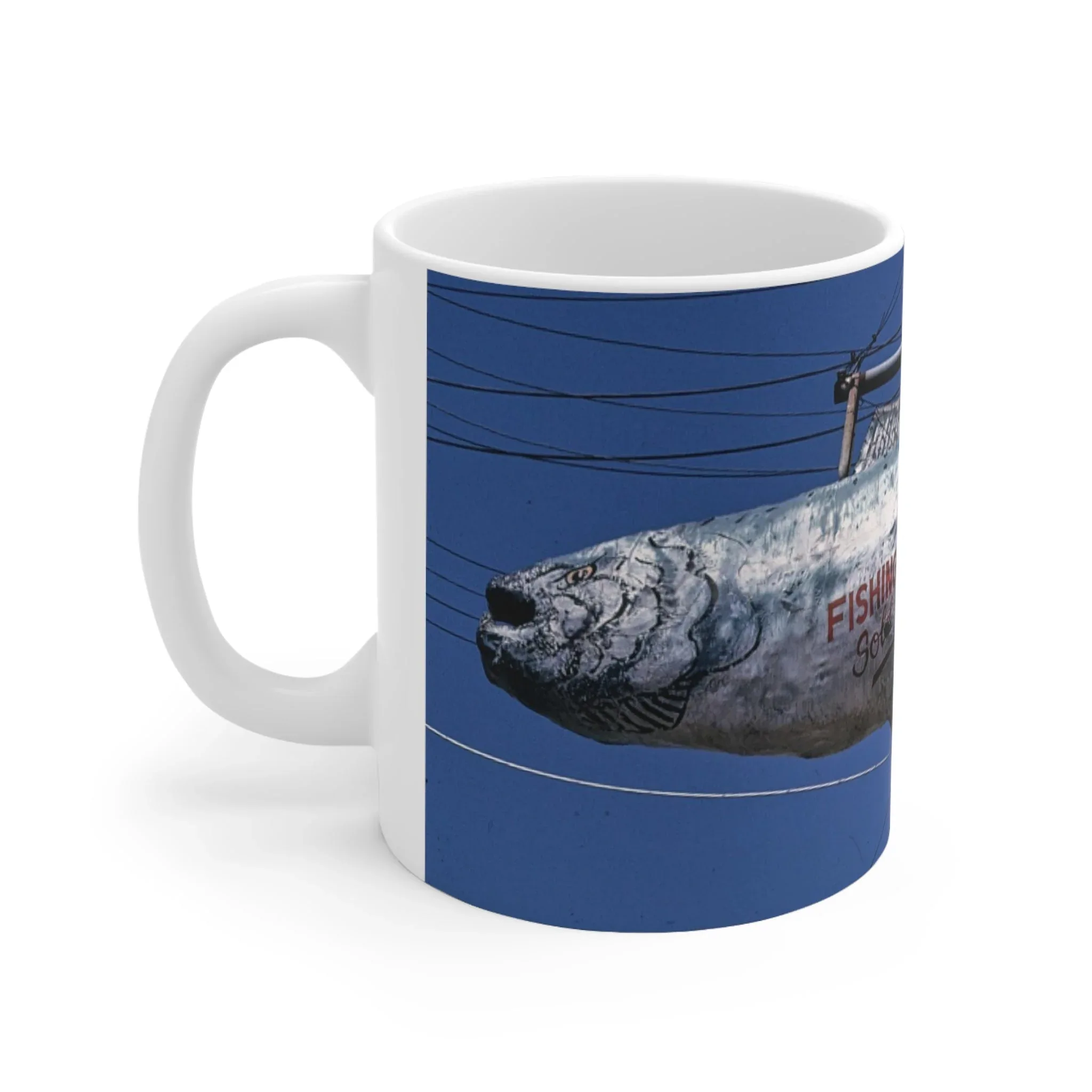 ROADSIDE MUGS - Fishing Tackle Ceramic Mug 11oz - Image 2