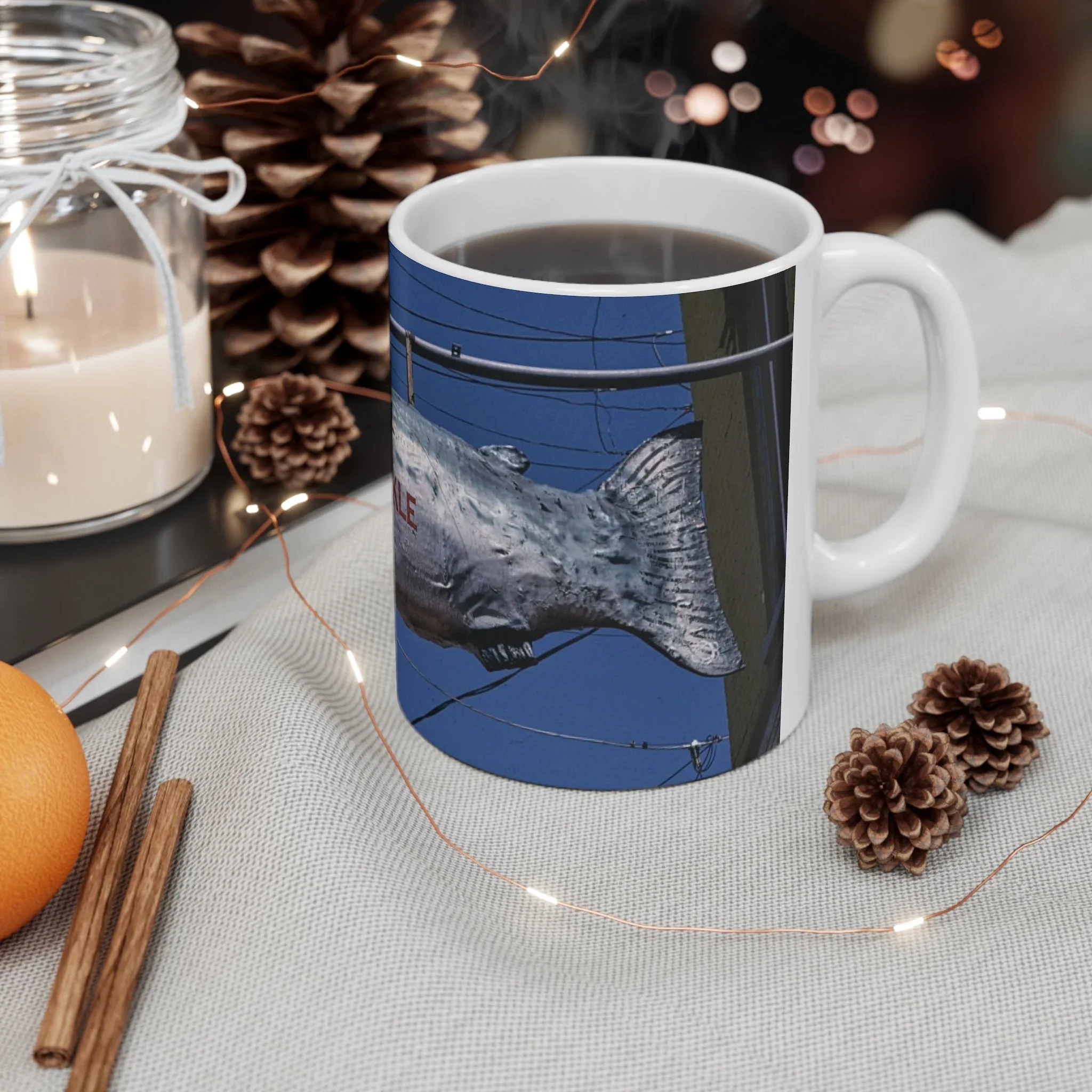 ROADSIDE MUGS - Fishing Tackle Ceramic Mug 11oz - Image 4