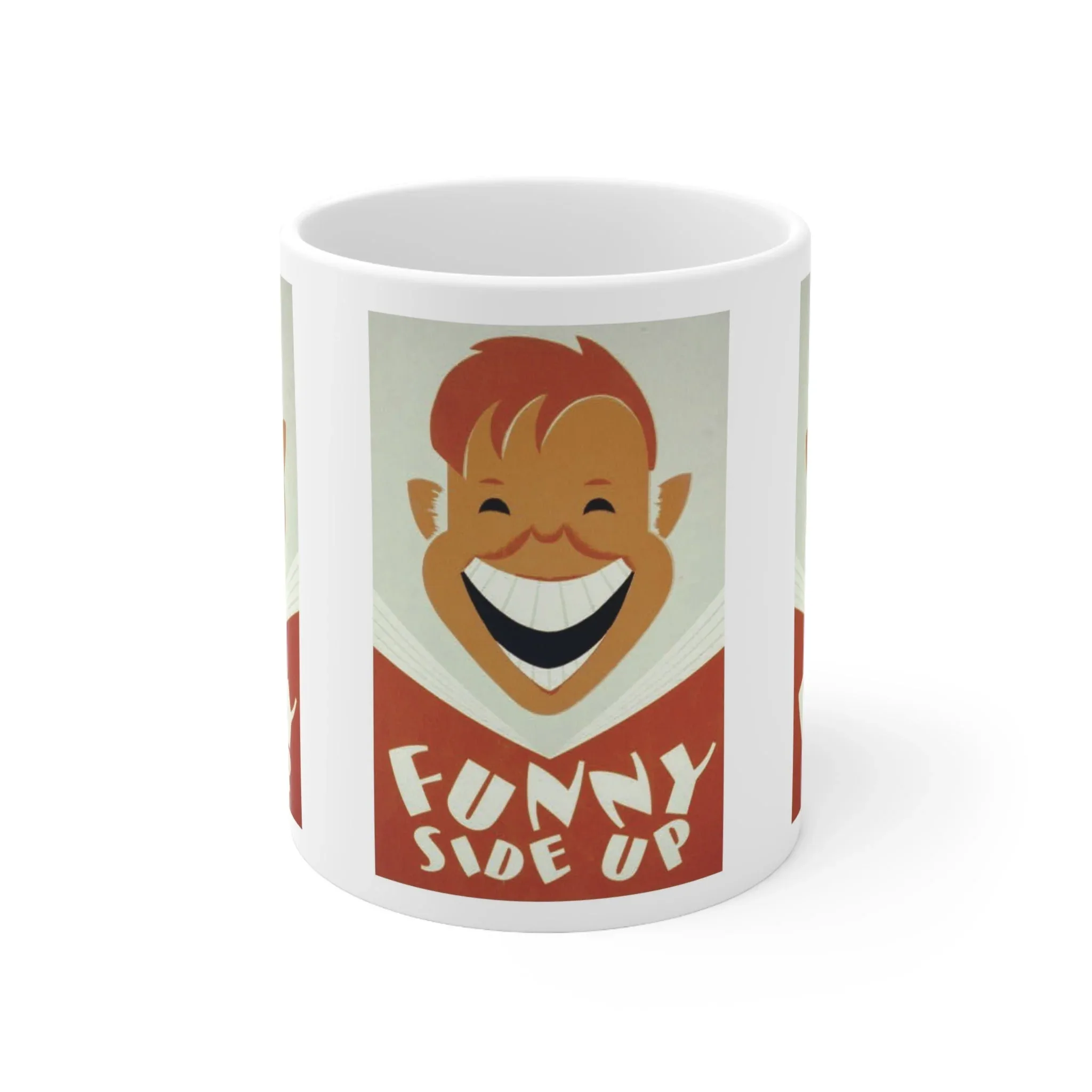 ROADSIDE MUGS - Funny Side Up WPA Ceramic Mug 11oz - Image 2