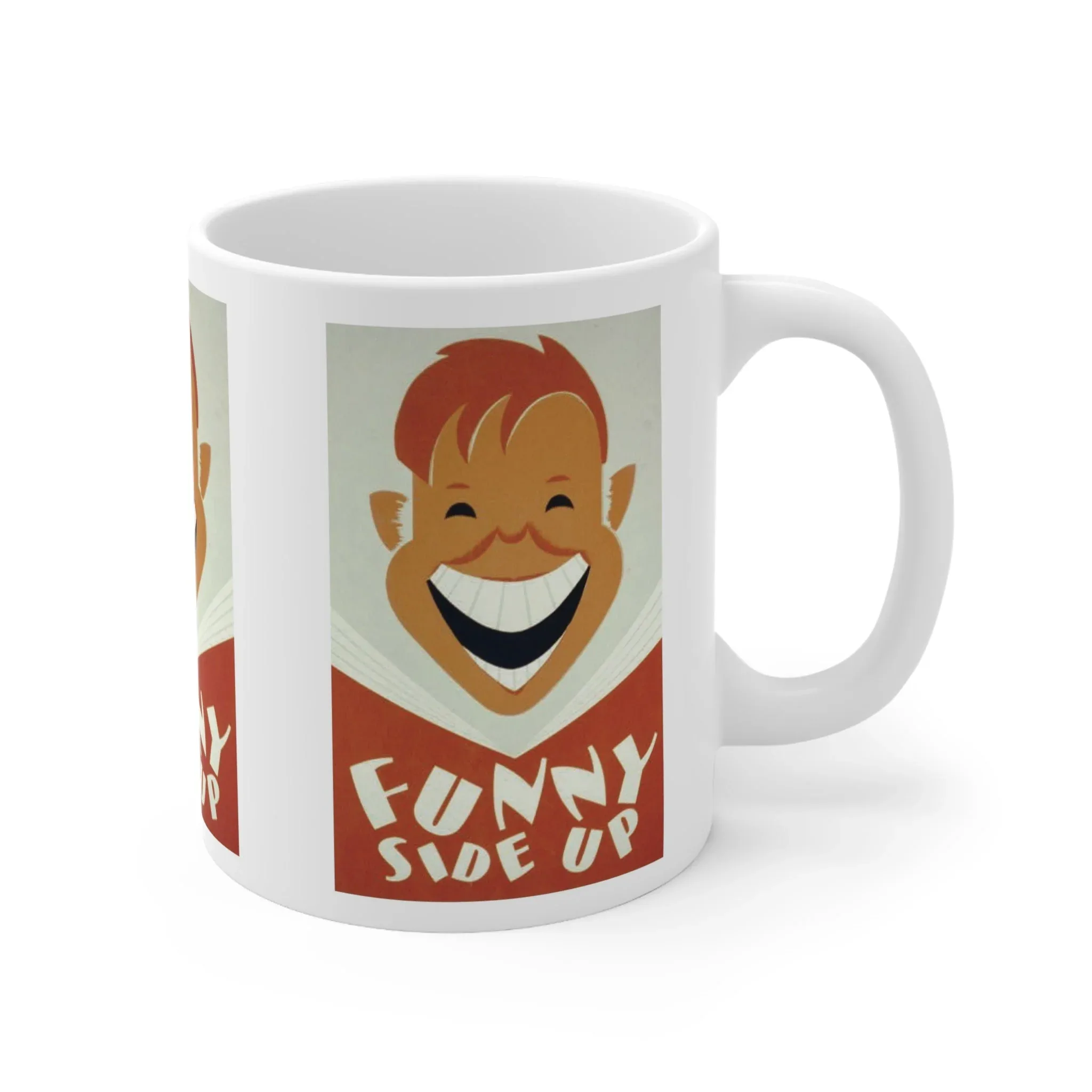 ROADSIDE MUGS - Funny Side Up WPA Ceramic Mug 11oz - Image 3