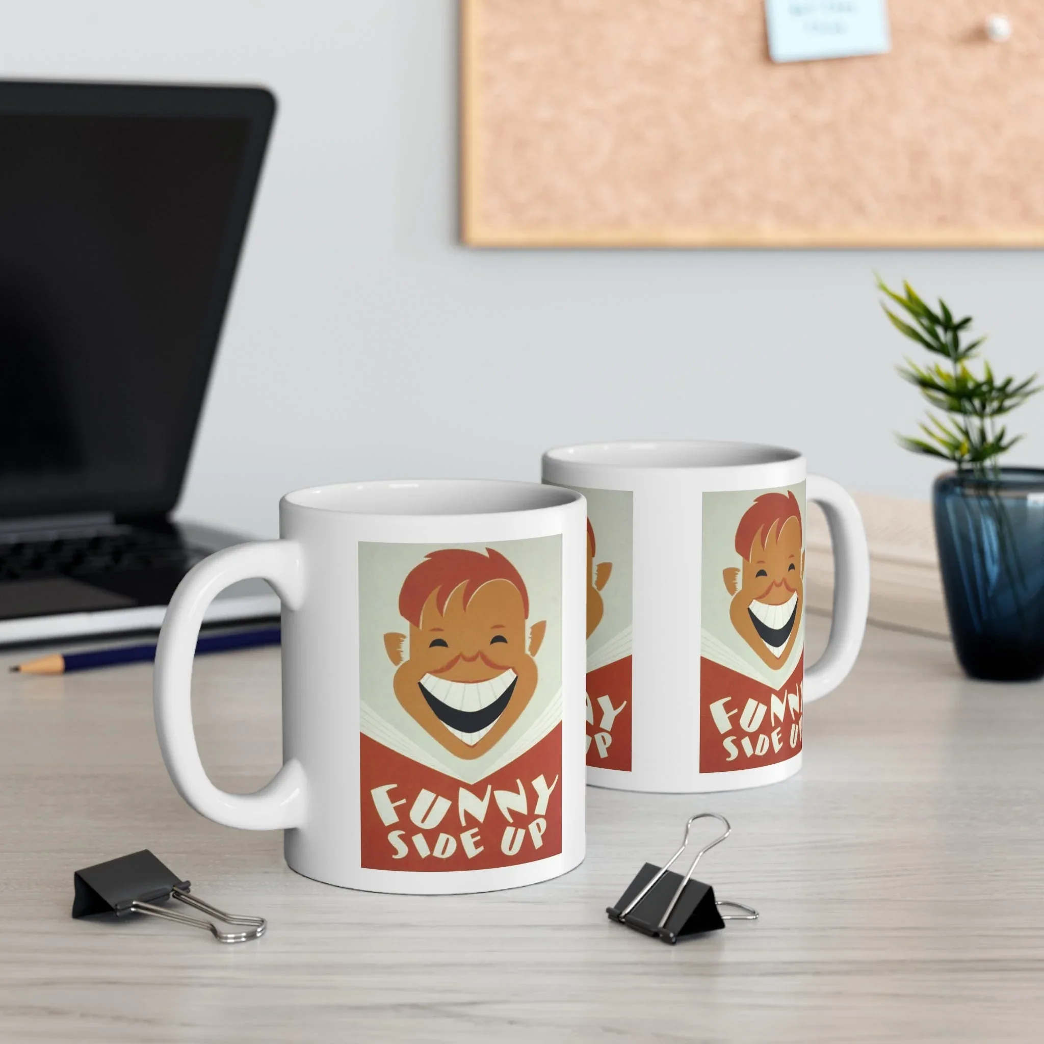 ROADSIDE MUGS - Funny Side Up WPA Ceramic Mug 11oz - Image 5