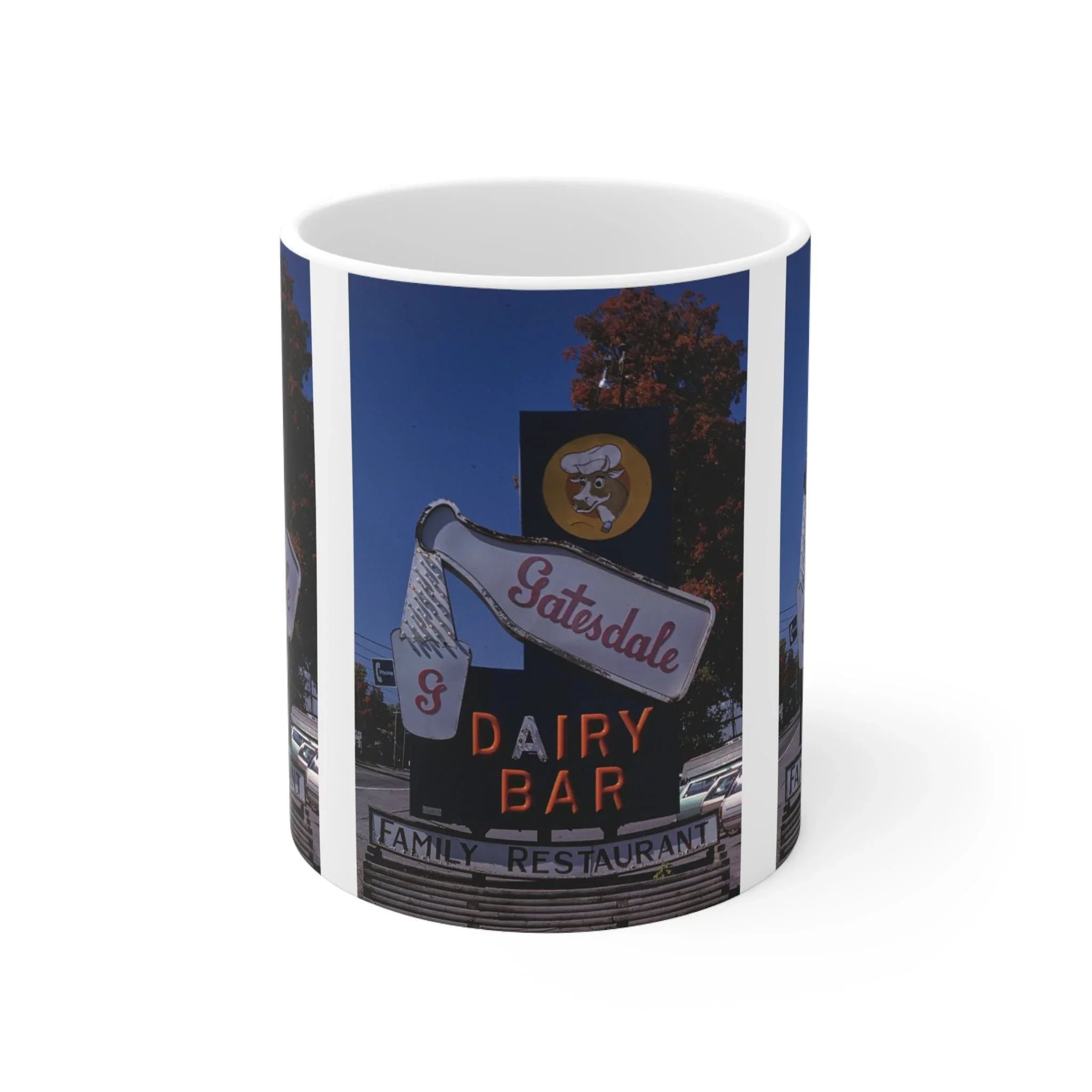 ROADSIDE MUGS - Gatesdale Dairy Bar Ceramic Mug 11oz - Image 2