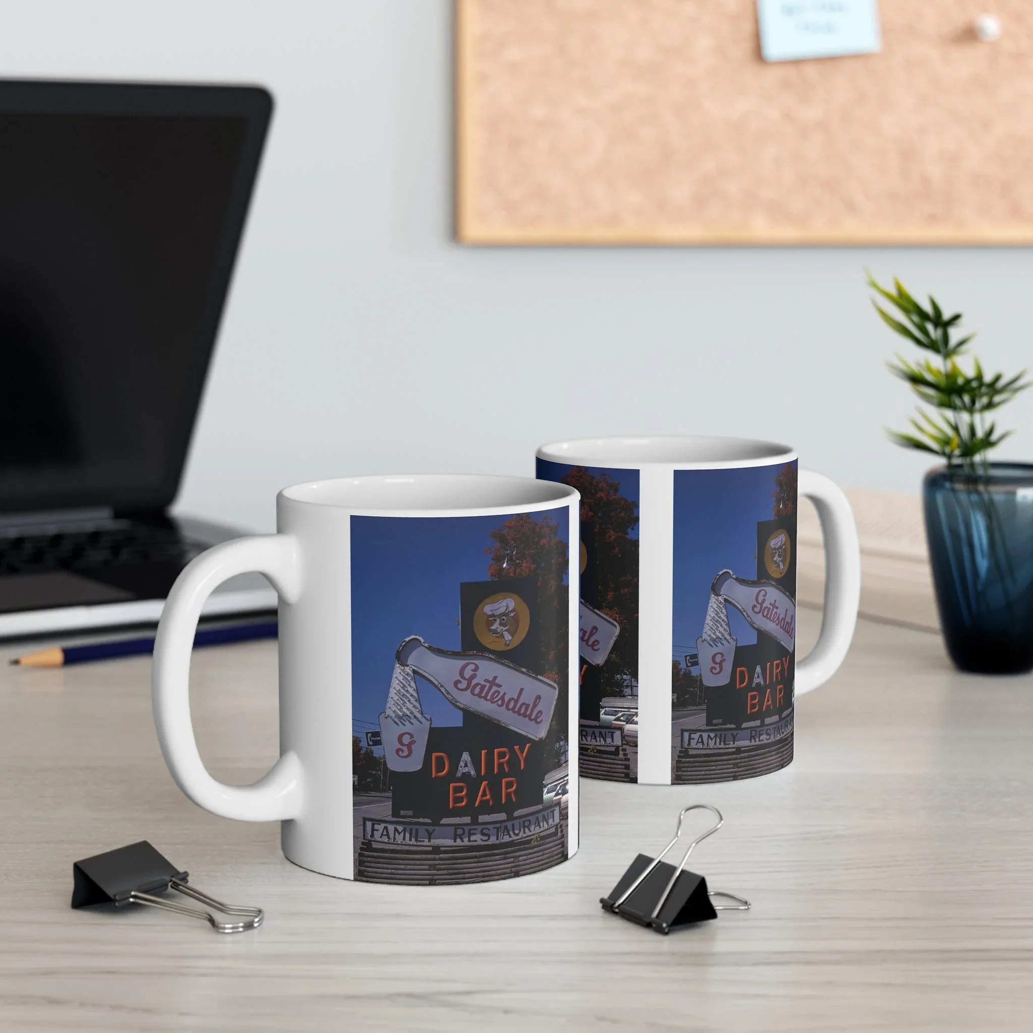 ROADSIDE MUGS - Gatesdale Dairy Bar Ceramic Mug 11oz - Image 5