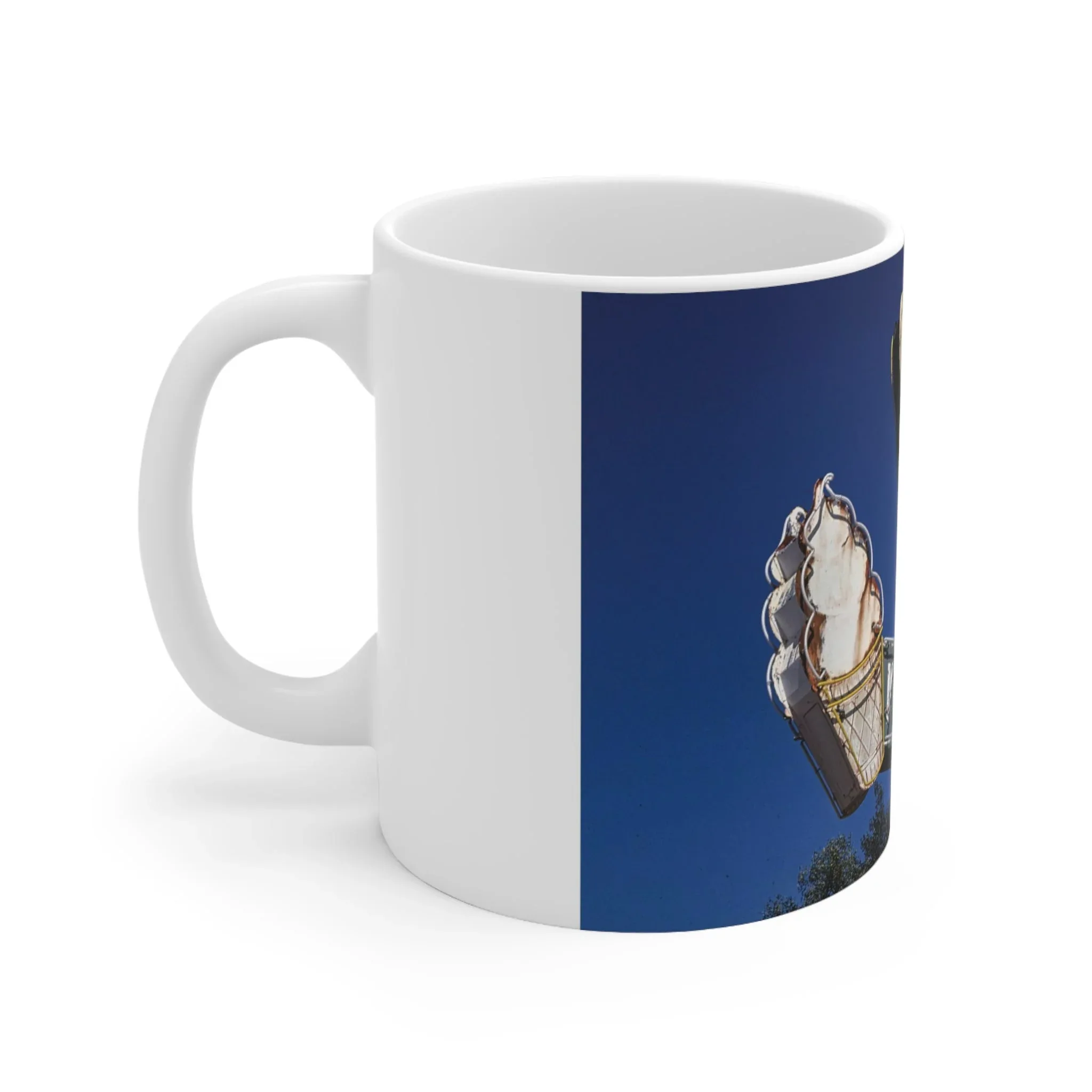 ROADSIDE MUGS - Kream Kastle Ceramic Mug 11oz - Image 2