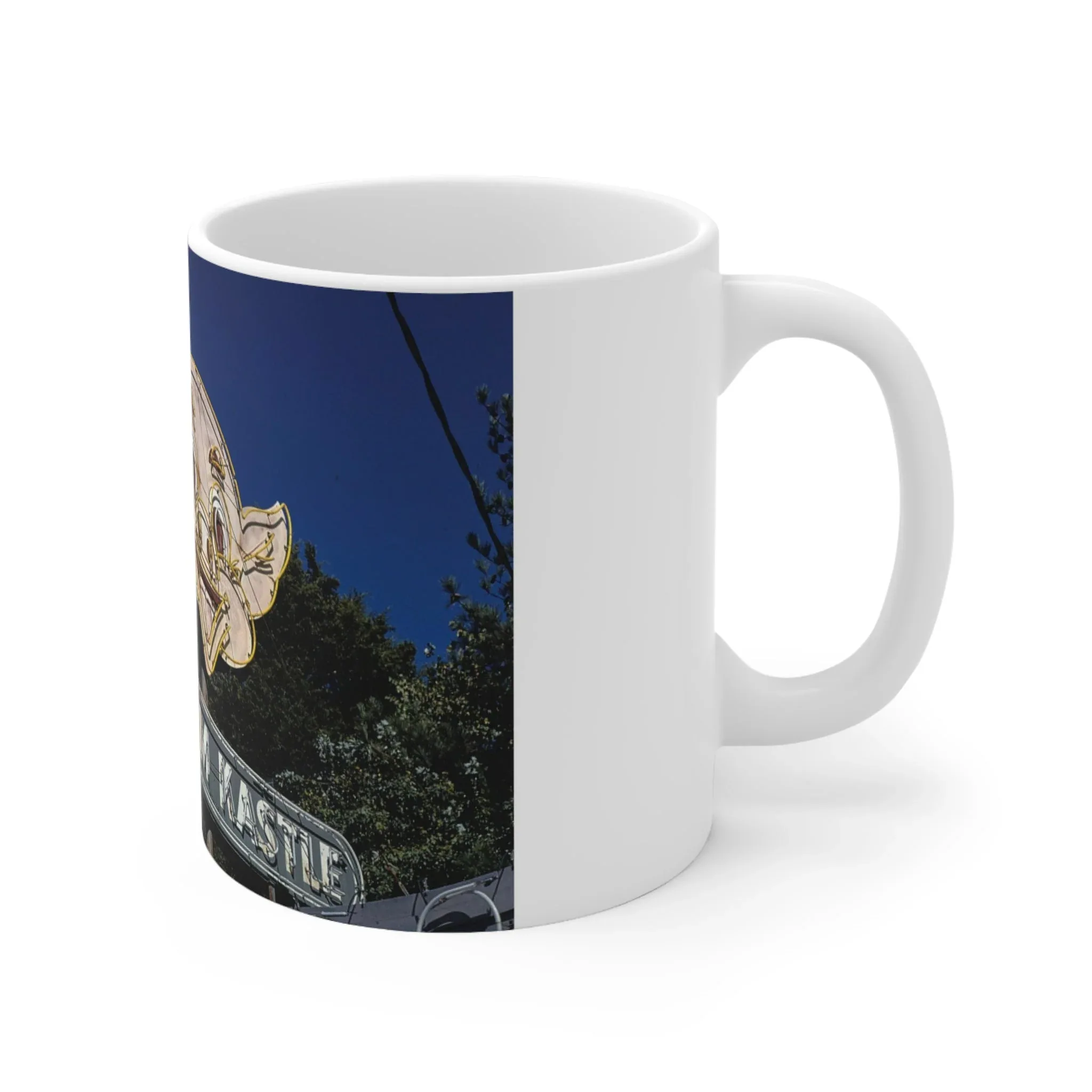 ROADSIDE MUGS - Kream Kastle Ceramic Mug 11oz - Image 3