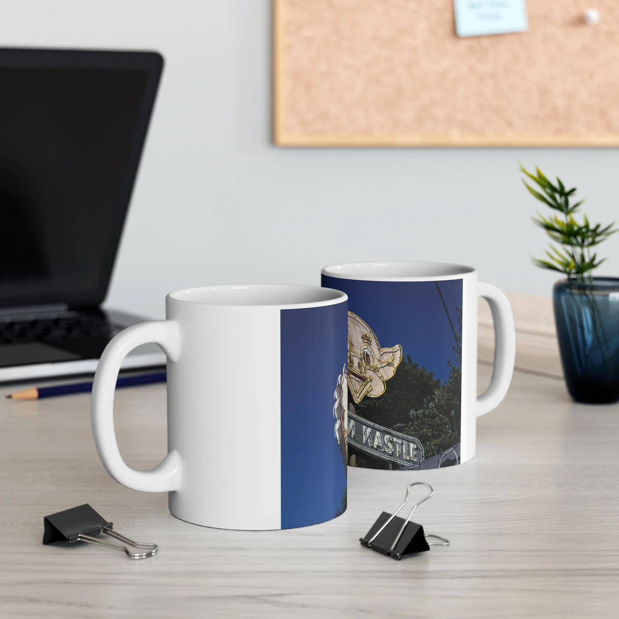 ROADSIDE MUGS - Kream Kastle Ceramic Mug 11oz - Image 5
