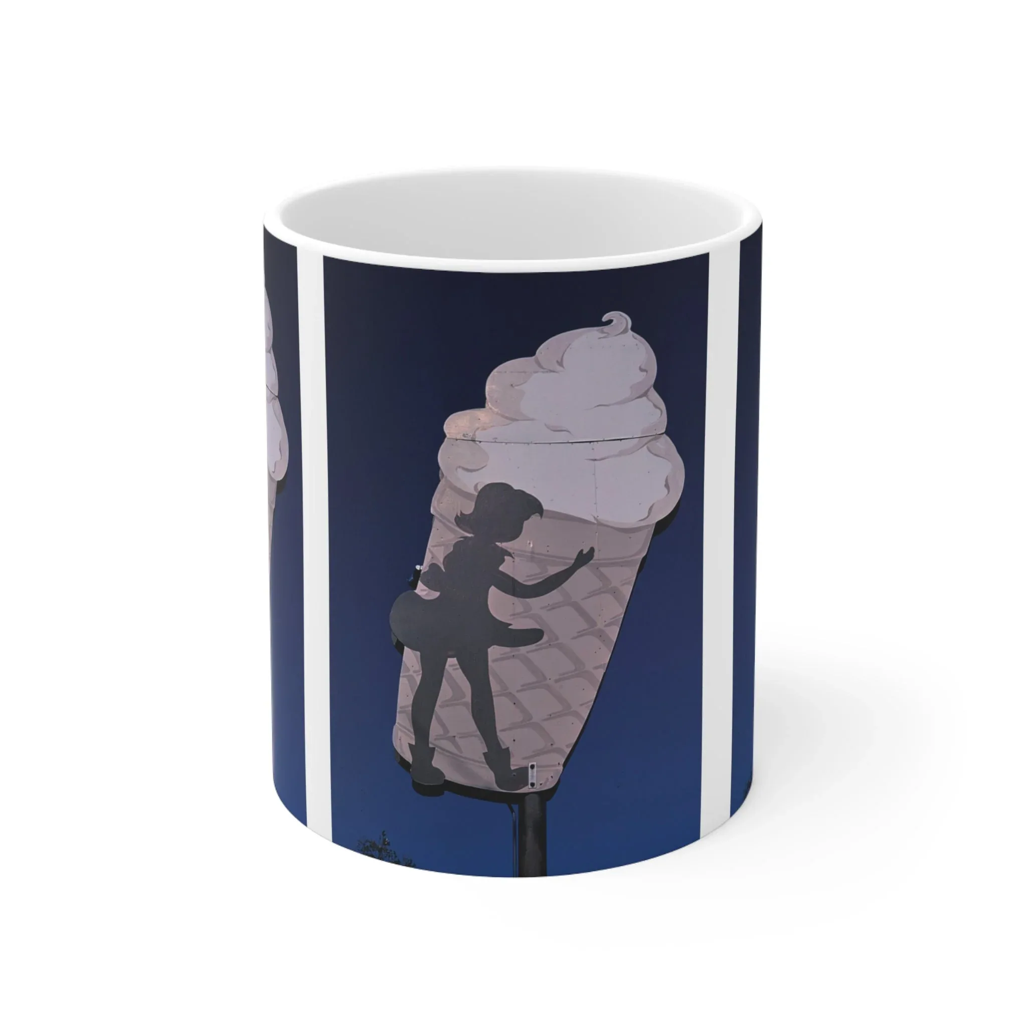 ROADSIDE MUGS - Miss Lisa's Ice Cream Ceramic Mug 11oz - Image 2