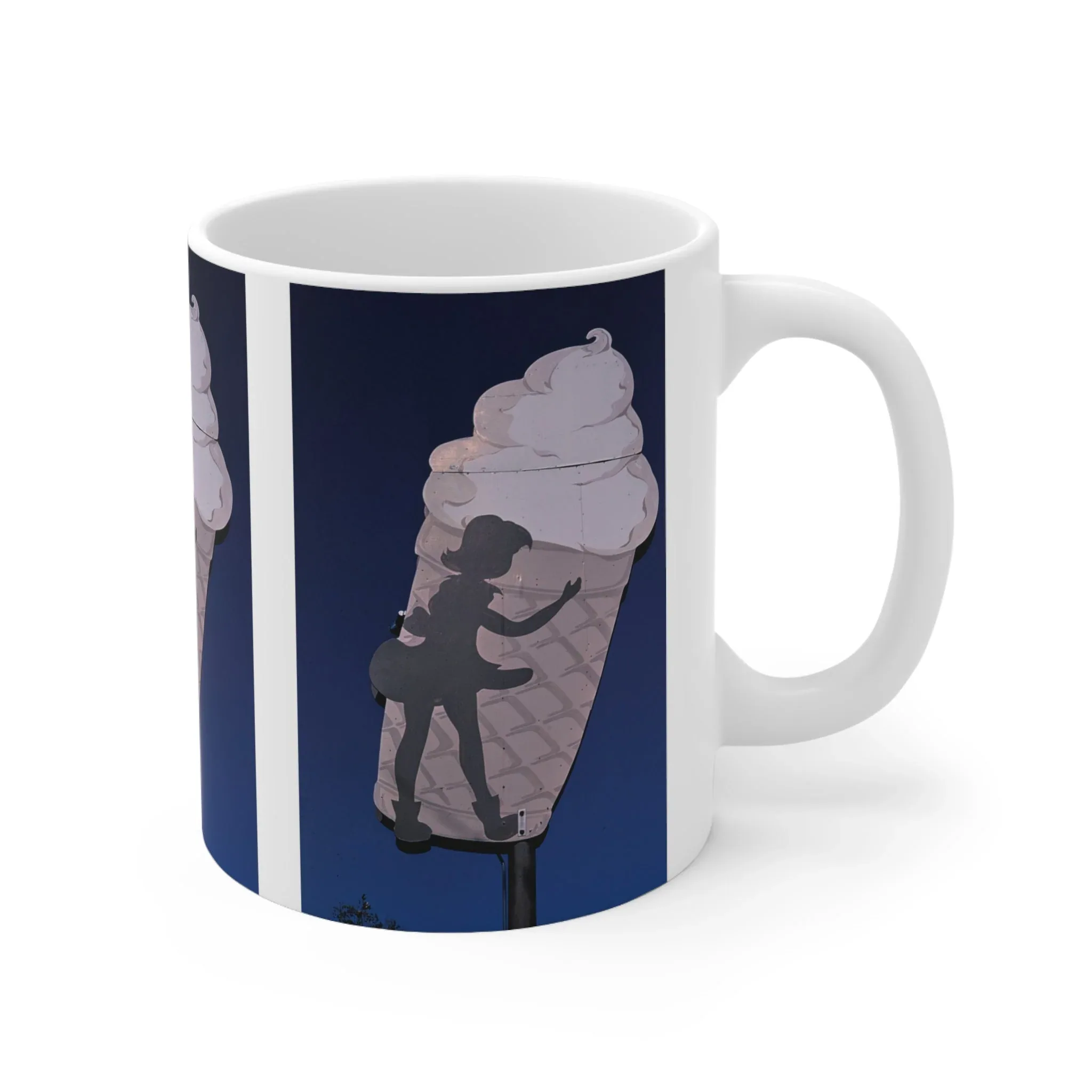 ROADSIDE MUGS - Miss Lisa's Ice Cream Ceramic Mug 11oz - Image 3