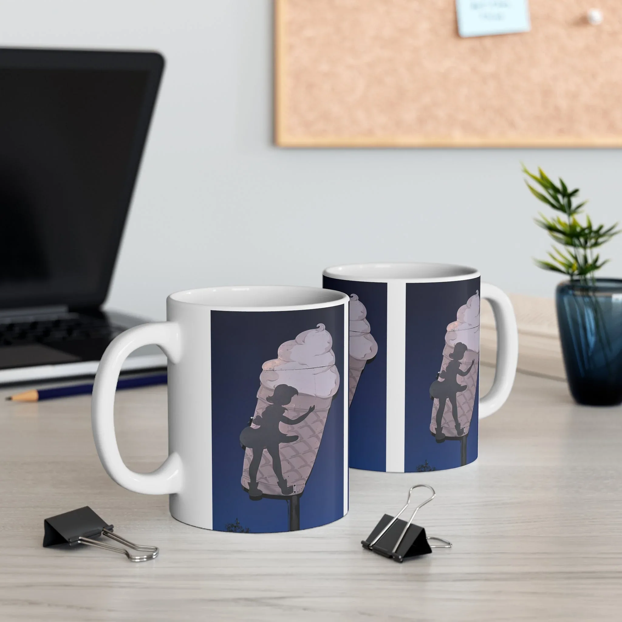 ROADSIDE MUGS - Miss Lisa's Ice Cream Ceramic Mug 11oz - Image 5