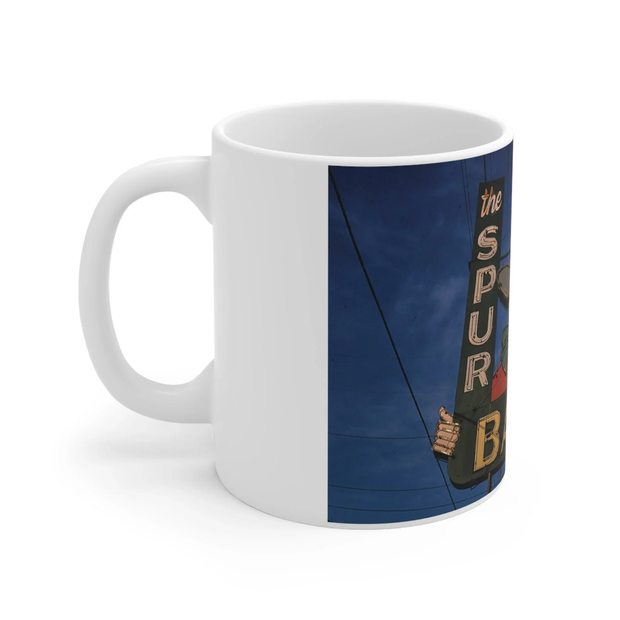 ROADSIDE MUGS - Spur Bar Ceramic Mug 11oz - Image 2