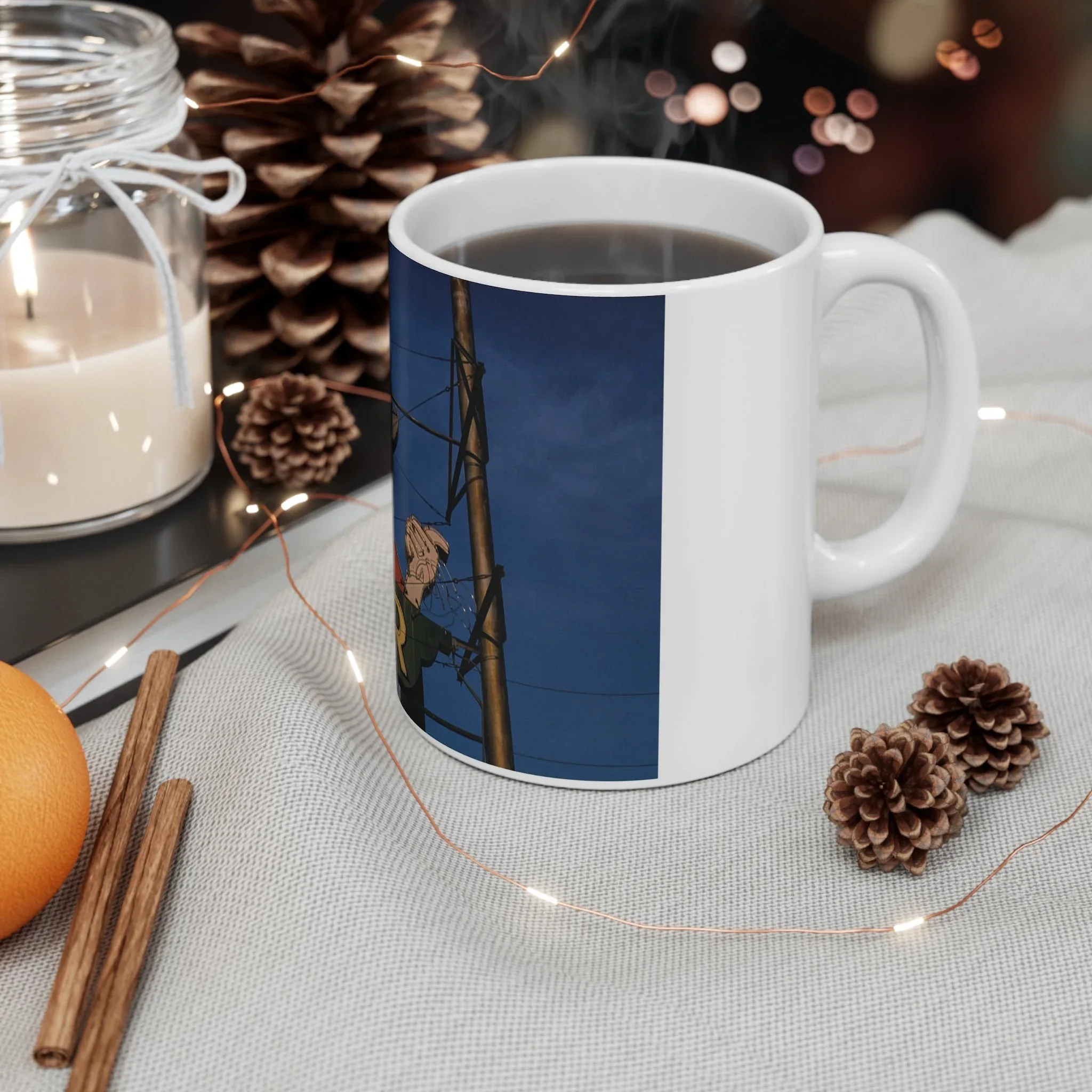 ROADSIDE MUGS - Spur Bar Ceramic Mug 11oz - Image 4