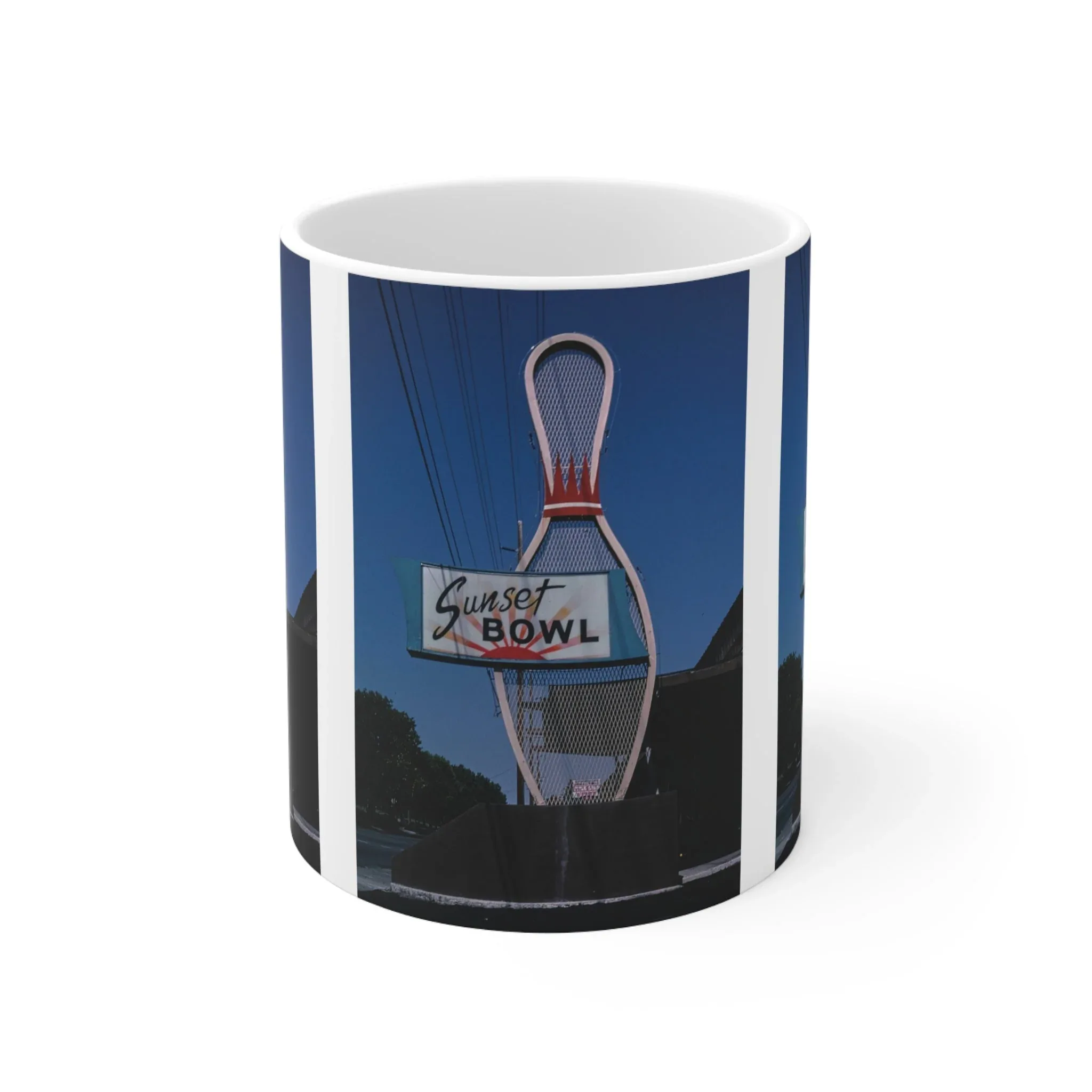 ROADSIDE MUGS - Sunset Bowl Ceramic Mug 11oz - Image 2