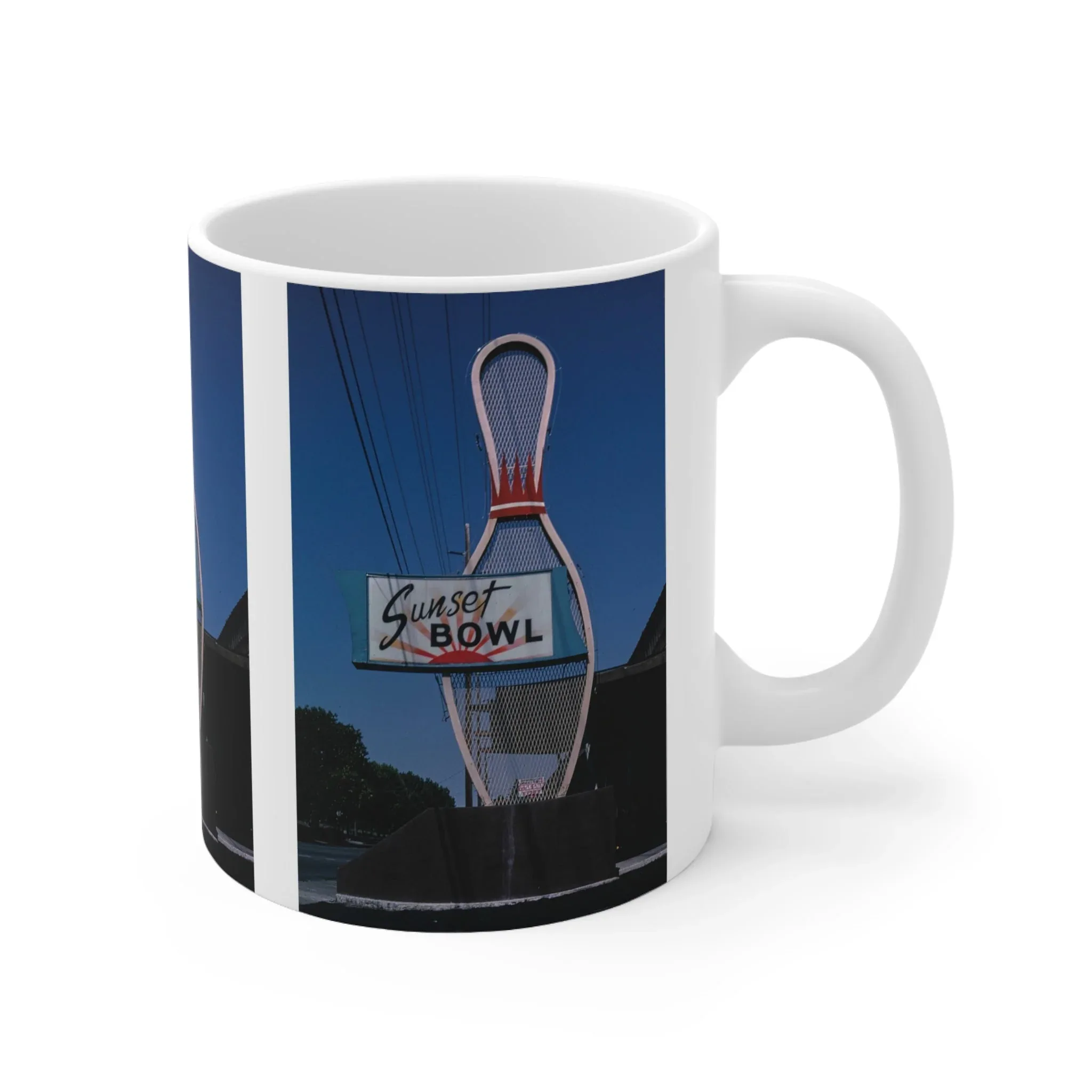 ROADSIDE MUGS - Sunset Bowl Ceramic Mug 11oz - Image 3