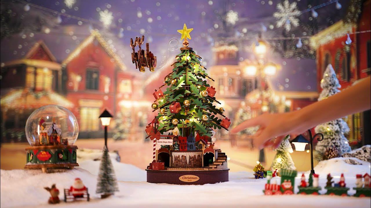 ROBOTIME 3D Christmas Melody Tree Puzzle, DIY Model Kits For Christmas Gift AMS01 - Image 5