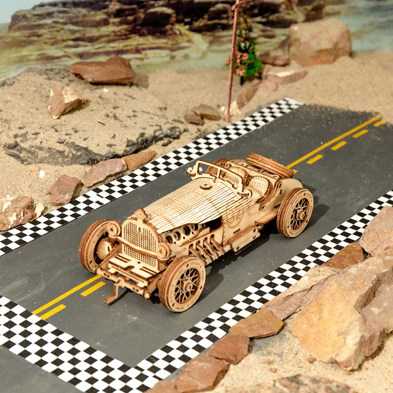 Robotime 3D Wooden Puzzle Prime Steam Express Model DIY Kit Puzzle Toy - Image 10