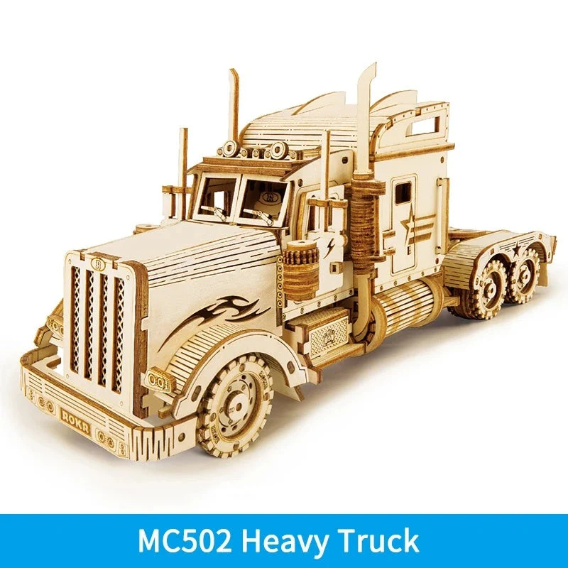 Robotime 3D Wooden Puzzle Prime Steam Express Model DIY Kit Puzzle Toy - Image 14