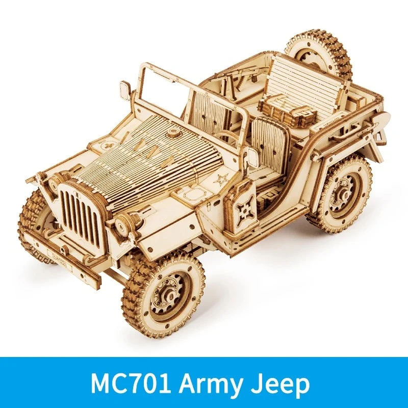 Robotime 3D Wooden Puzzle Prime Steam Express Model DIY Kit Puzzle Toy - Image 4
