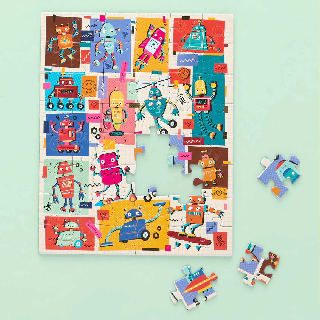 Robots 48 Piece Puzzle Snax - Image 2