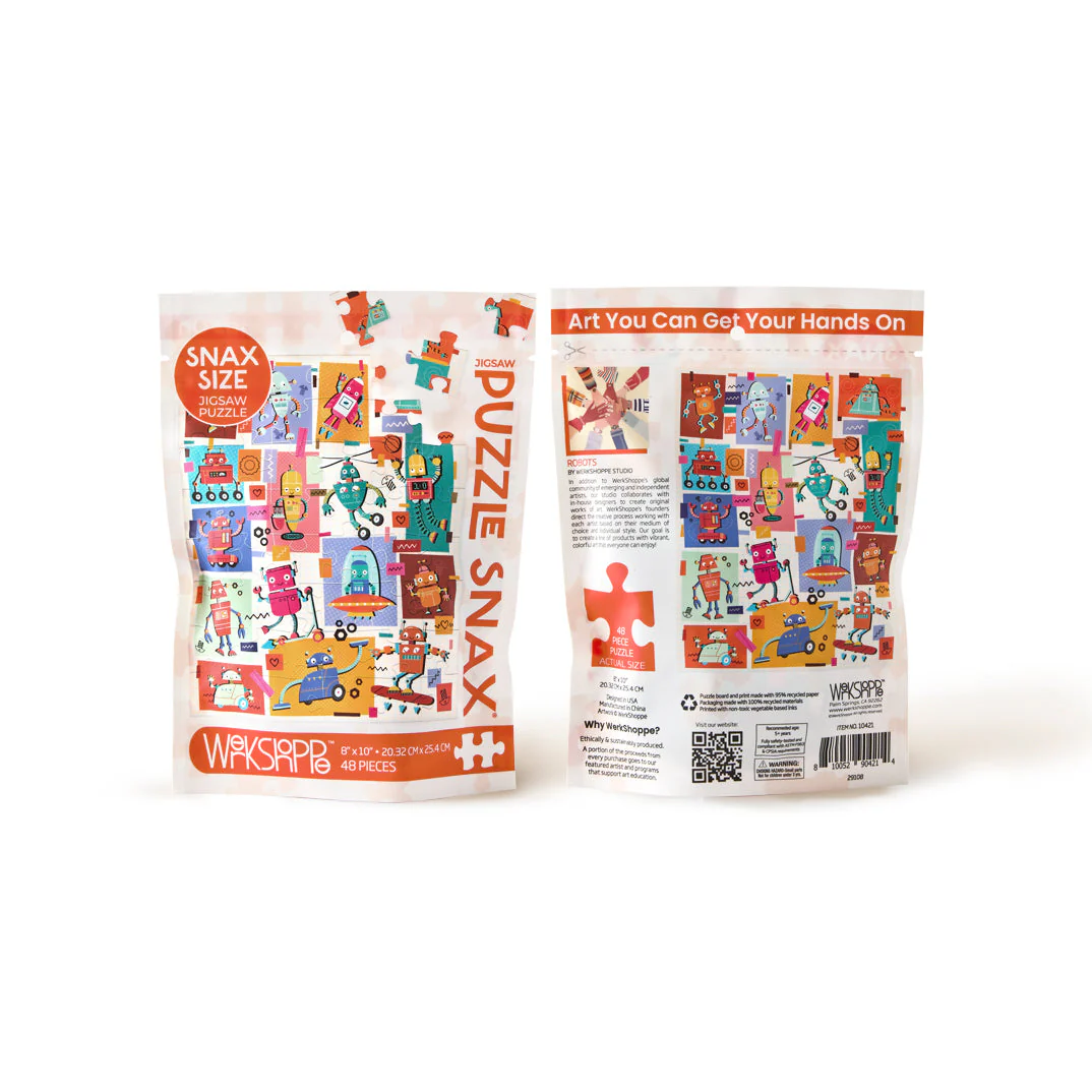 Robots 48 Piece Puzzle Snax - Image 3