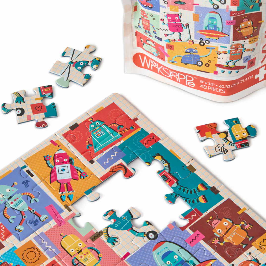 Robots 48 Piece Puzzle Snax - Image 4