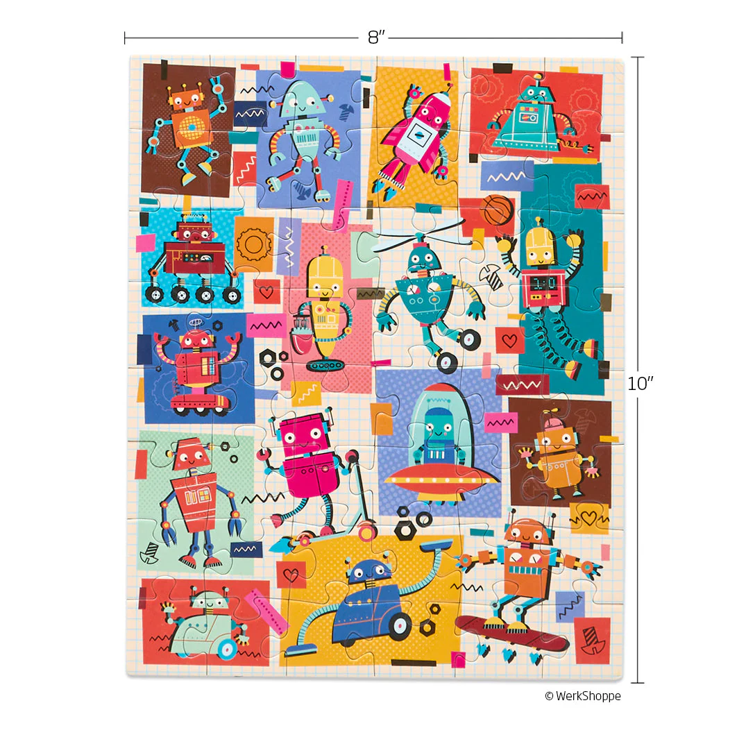 Robots 48 Piece Puzzle Snax - Image 5