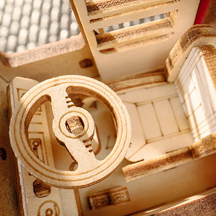 Rolife London Tour Bus Car 3D Wooden Puzzle Model Toy Teens Birthday Gift - Image 5