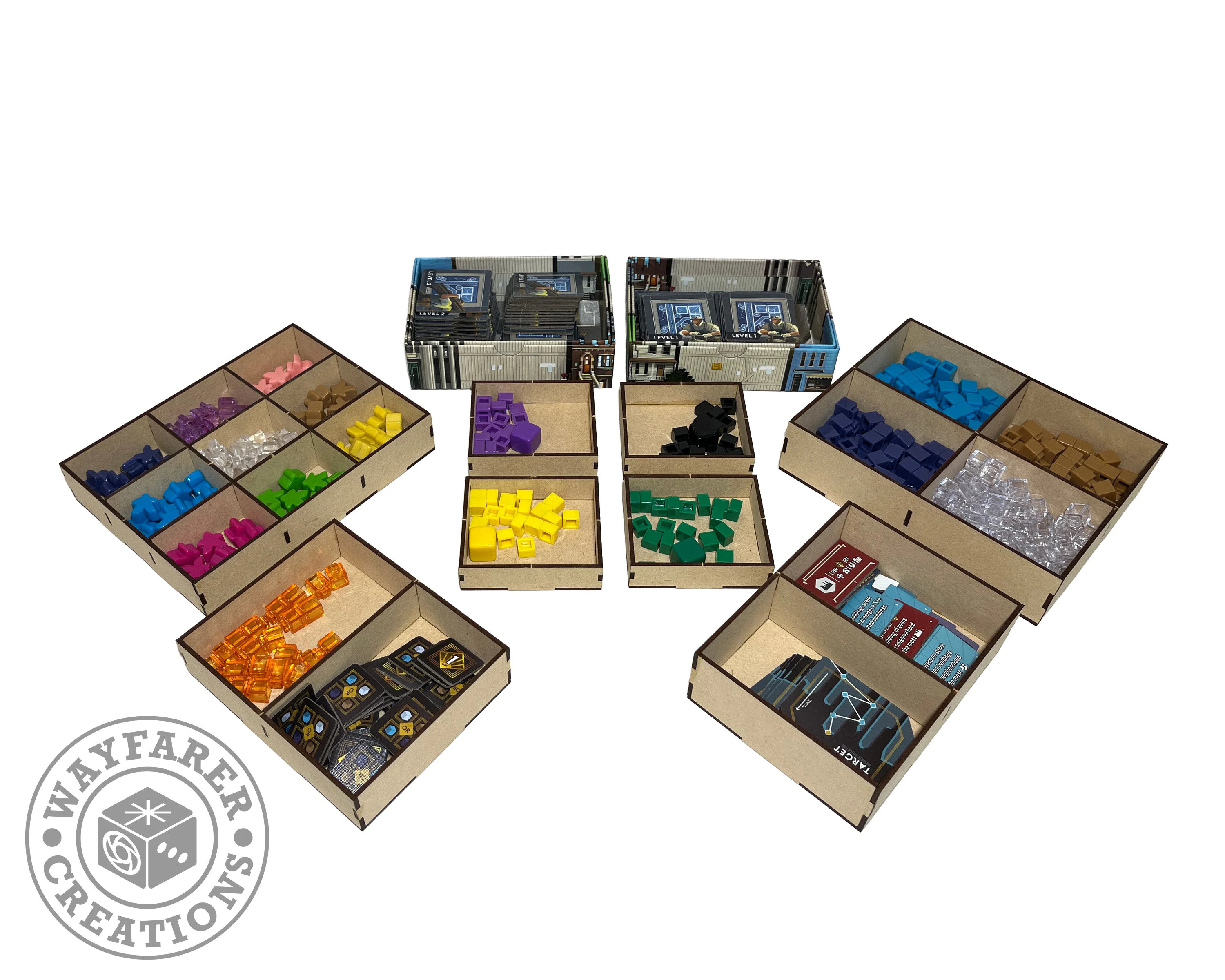 Rolling Heights Board Game Organizer Insert - Image 2