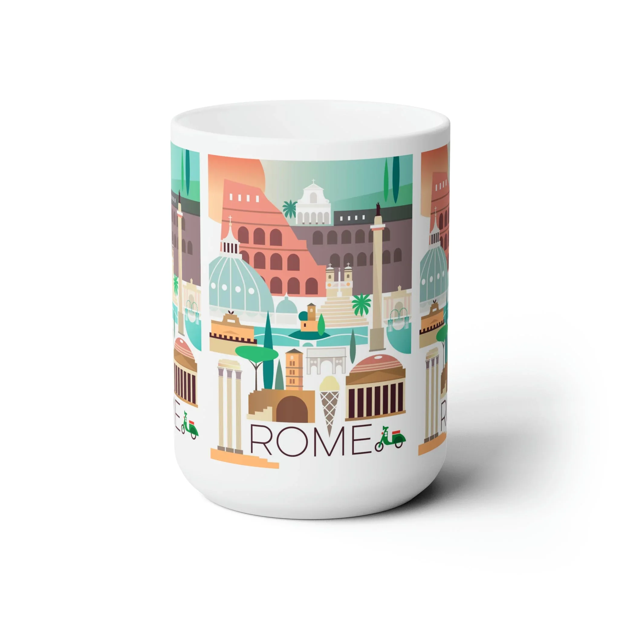 Rome Ceramic Mug 11oz or 15oz - Image 2