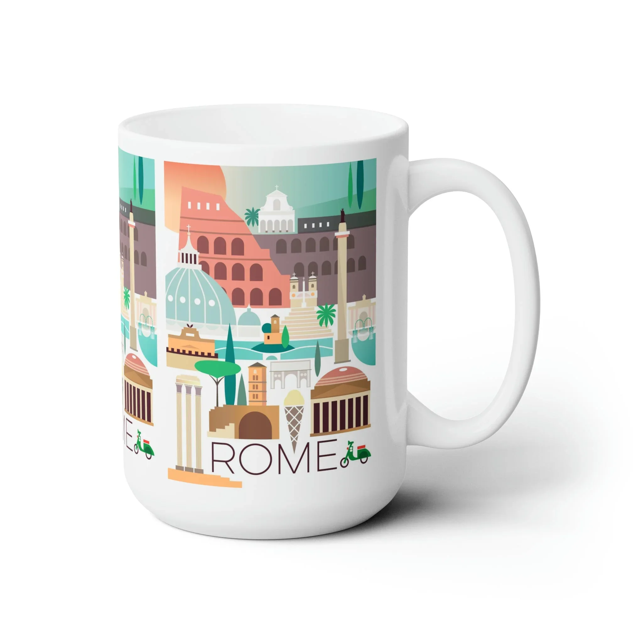 Rome Ceramic Mug 11oz or 15oz - Image 3