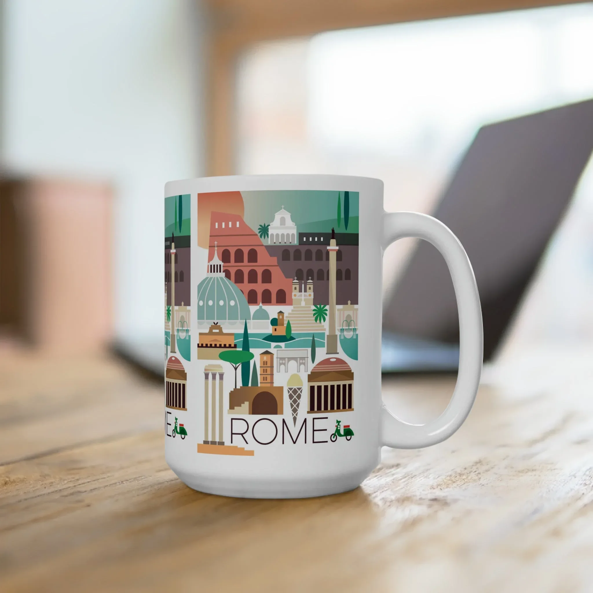 Rome Ceramic Mug 11oz or 15oz - Image 4