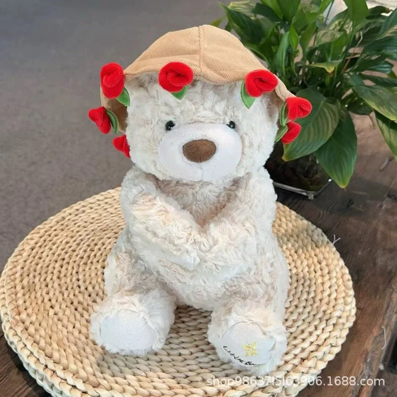 Rose Bouquet Bear Doll Plush Toy - Image 7