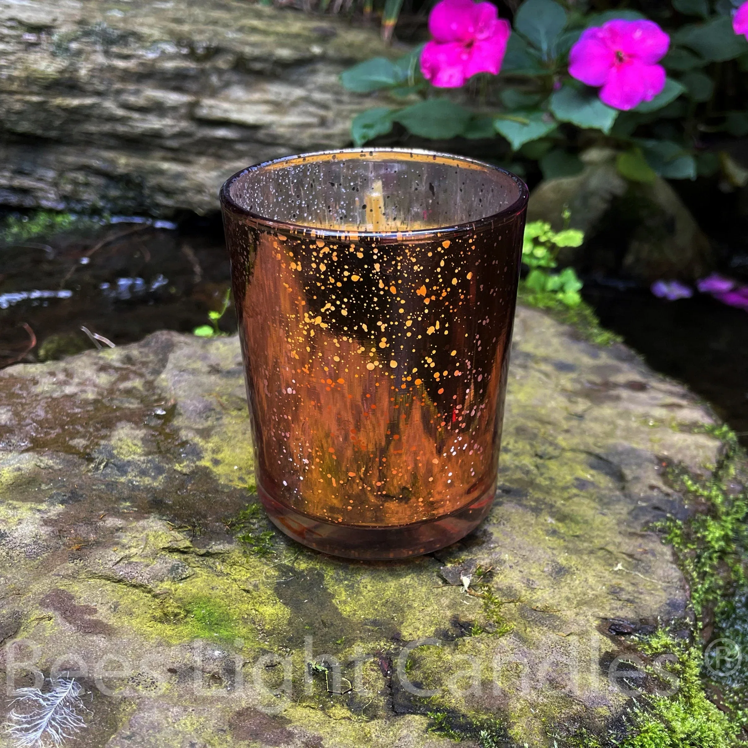 Rose Mercury Candle Holders - Image 2