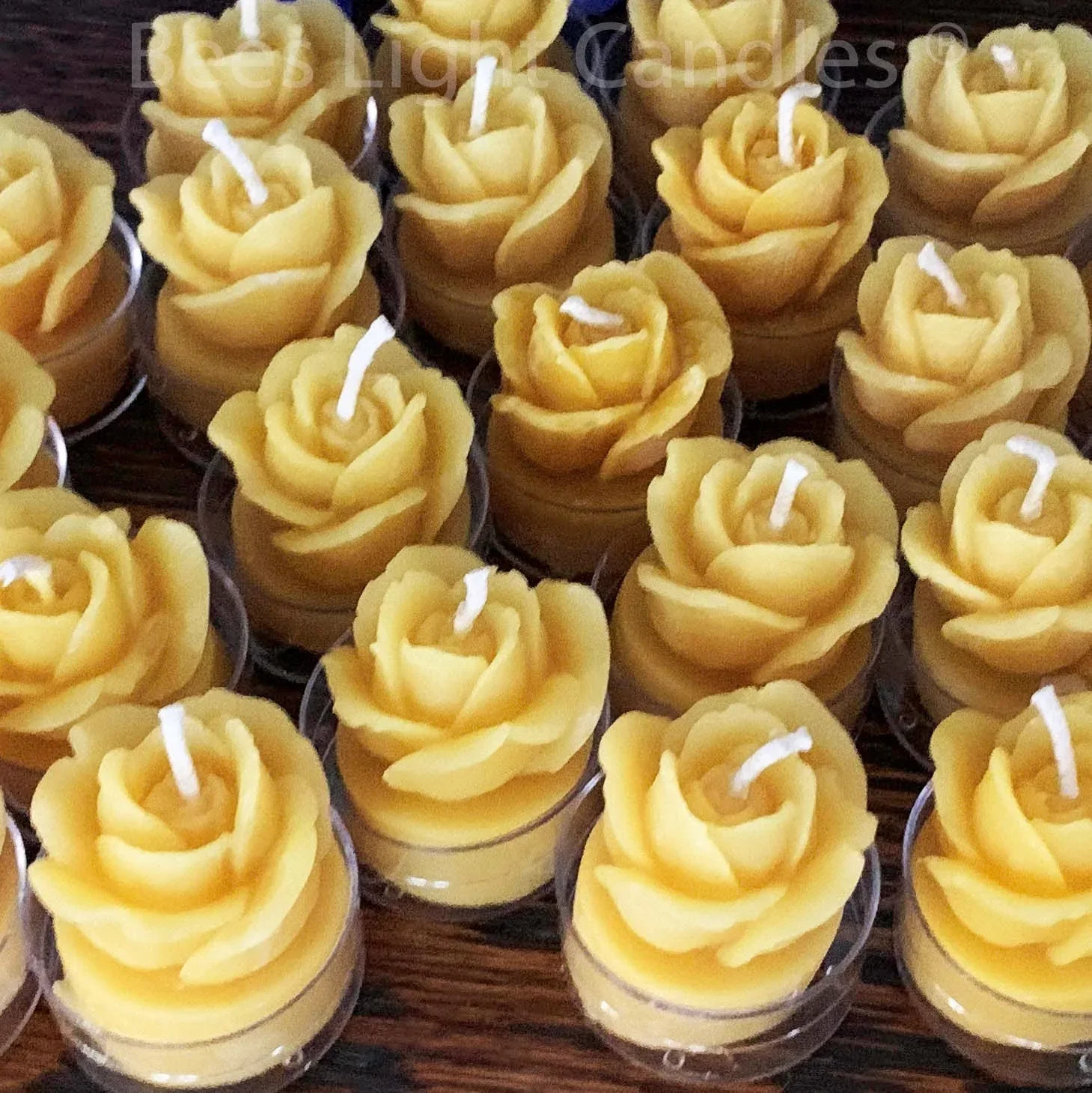 Rose Tealight Candles - Image 2