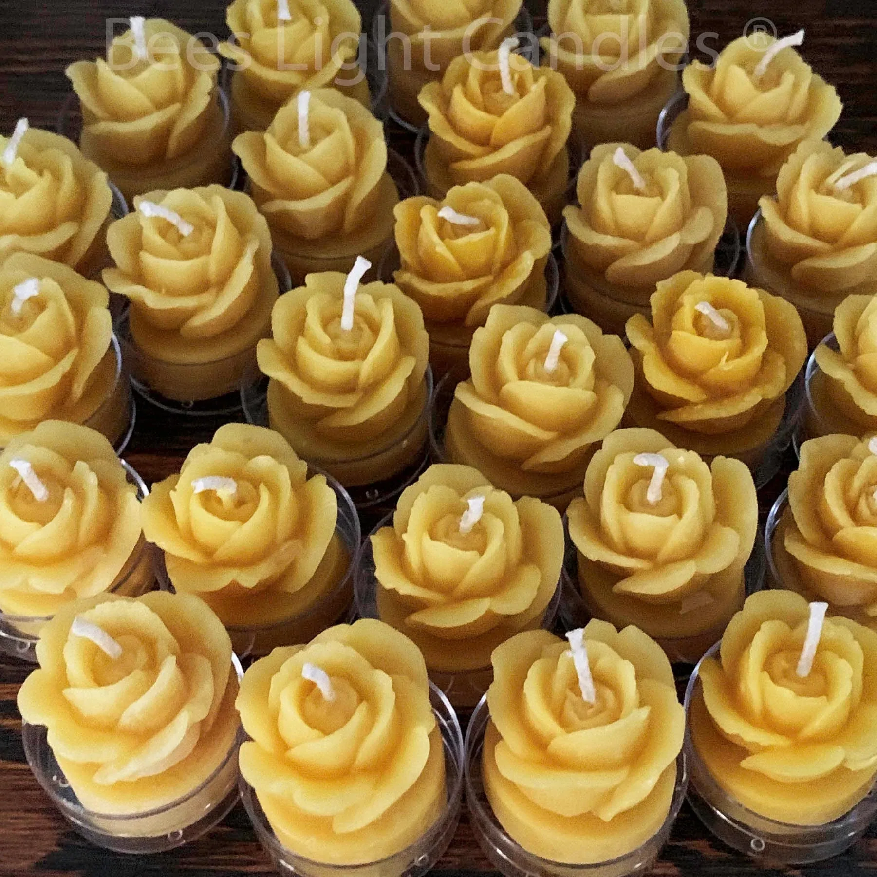 Rose Tealight Candles - Image 3